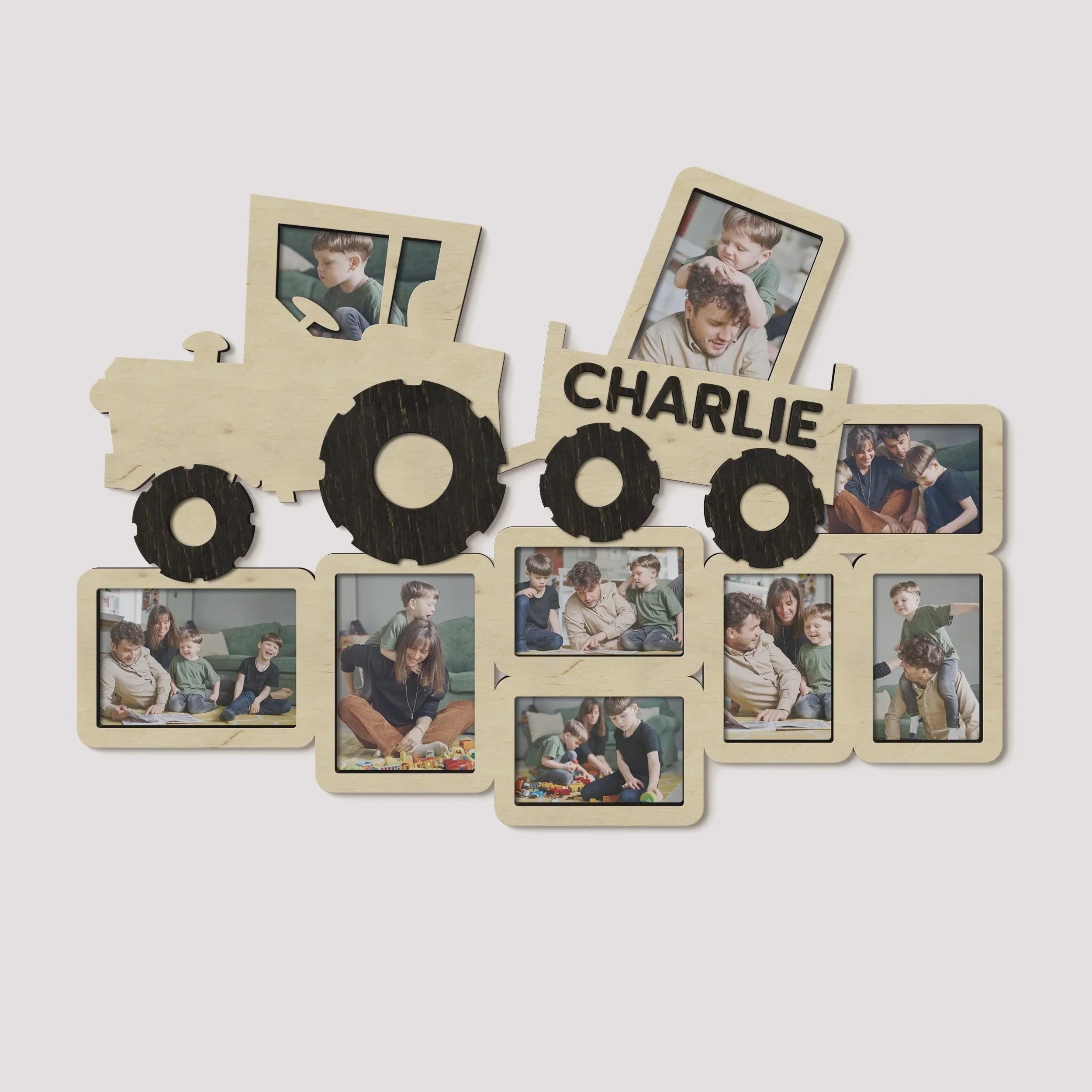 Tractor Collage | Personalized Kids Photo Frame - The Frame Depot