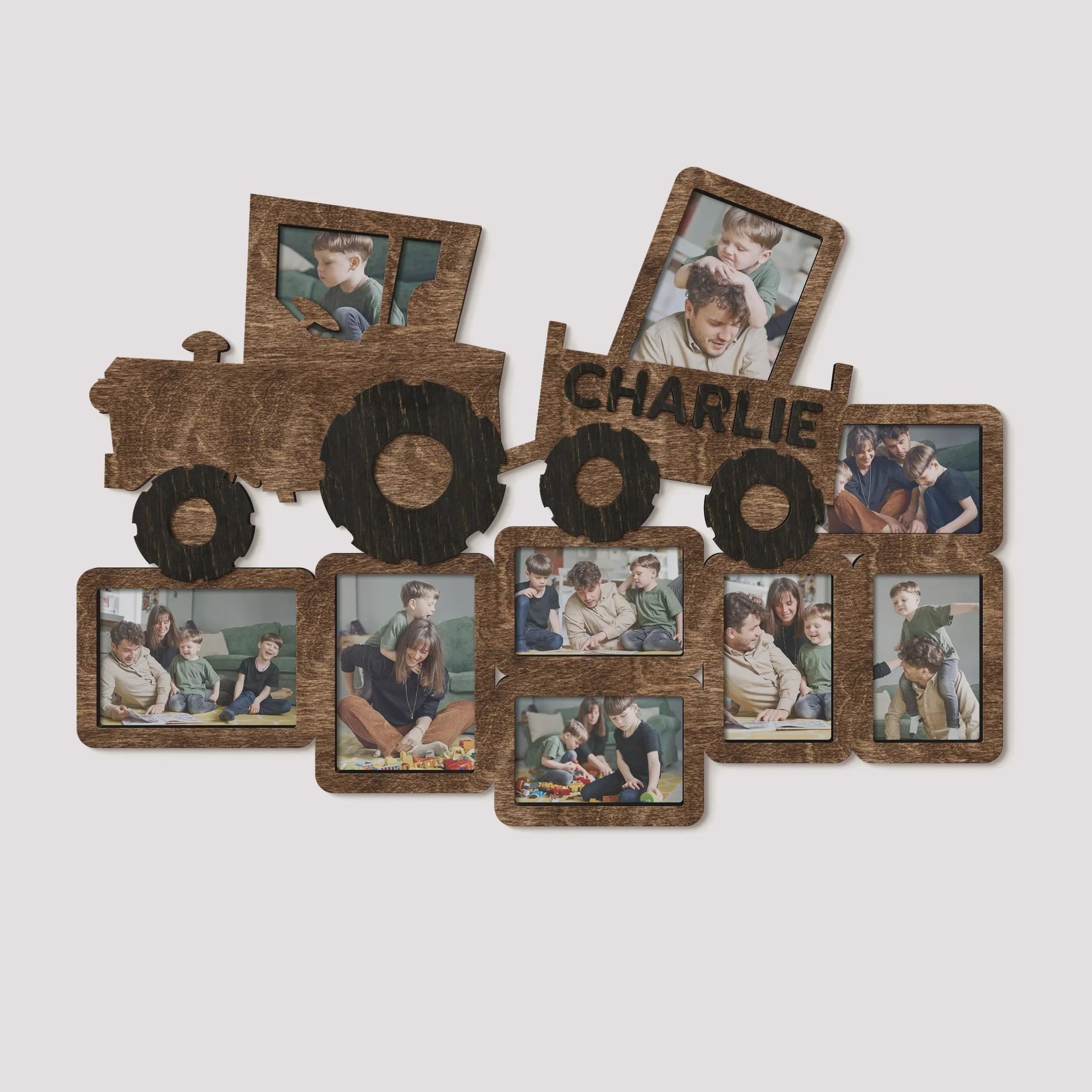 Tractor Collage | Personalized Kids Photo Frame - The Frame Depot