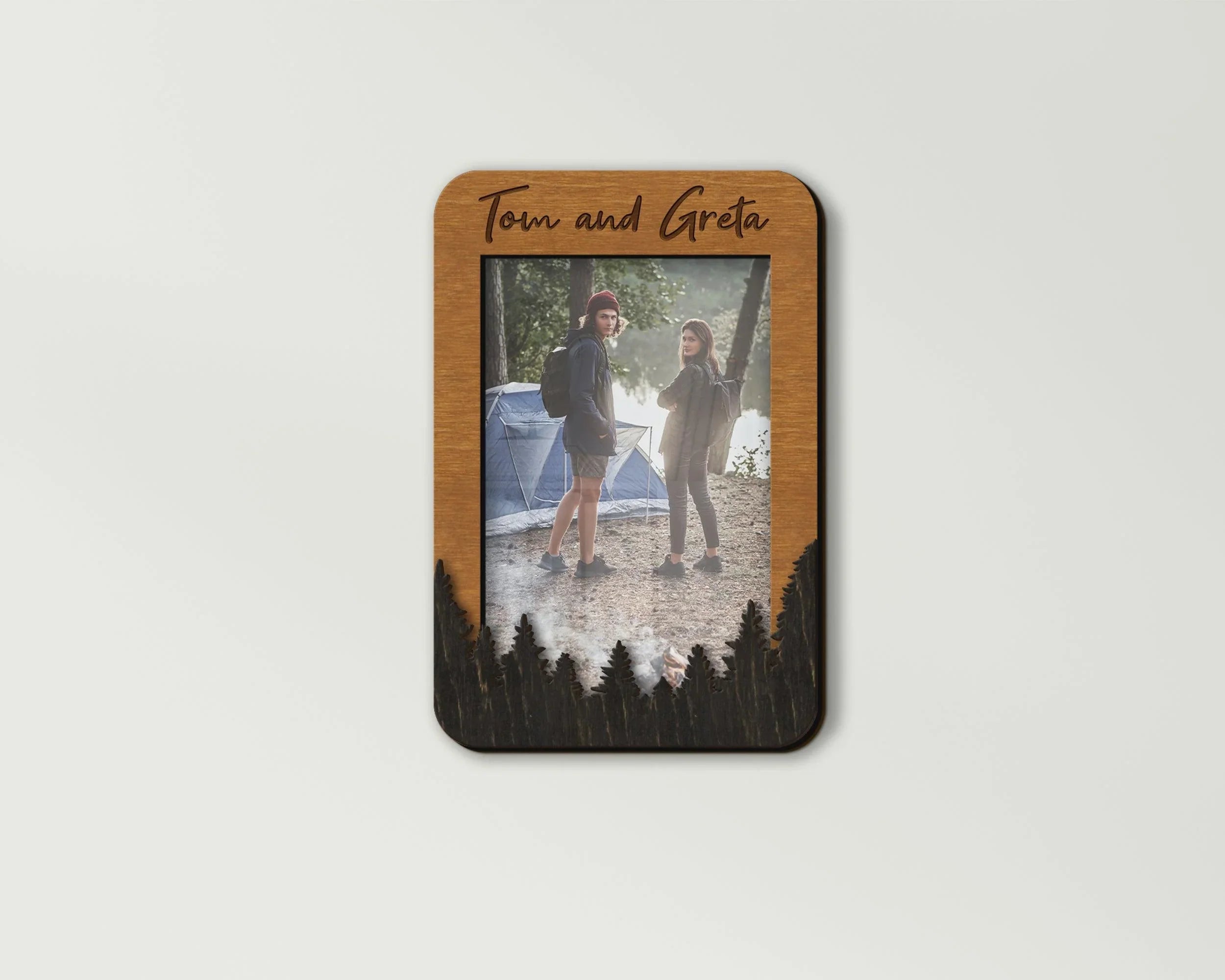 Forest Photo Frame | Personalized Picture Frame | Nature Frame for Hiking - The Frame Depot