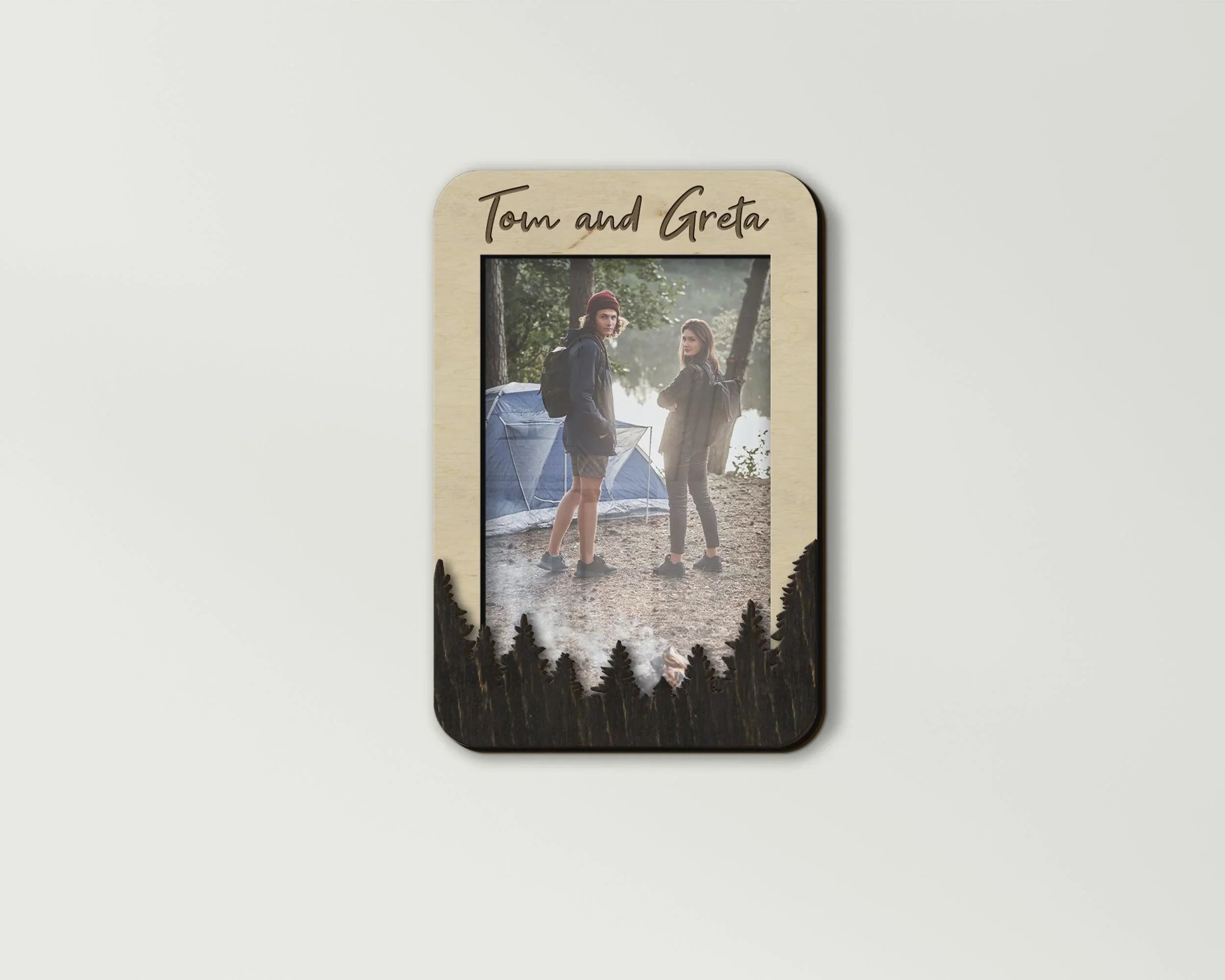 Forest Photo Frame | Personalized Picture Frame | Nature Frame for Hiking - The Frame Depot
