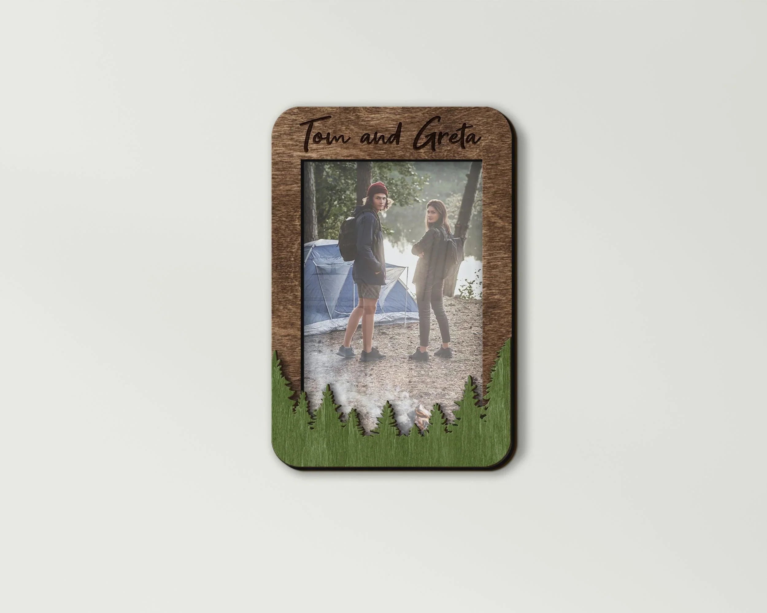Forest Photo Frame | Personalized Picture Frame | Nature Frame for Hiking - The Frame Depot