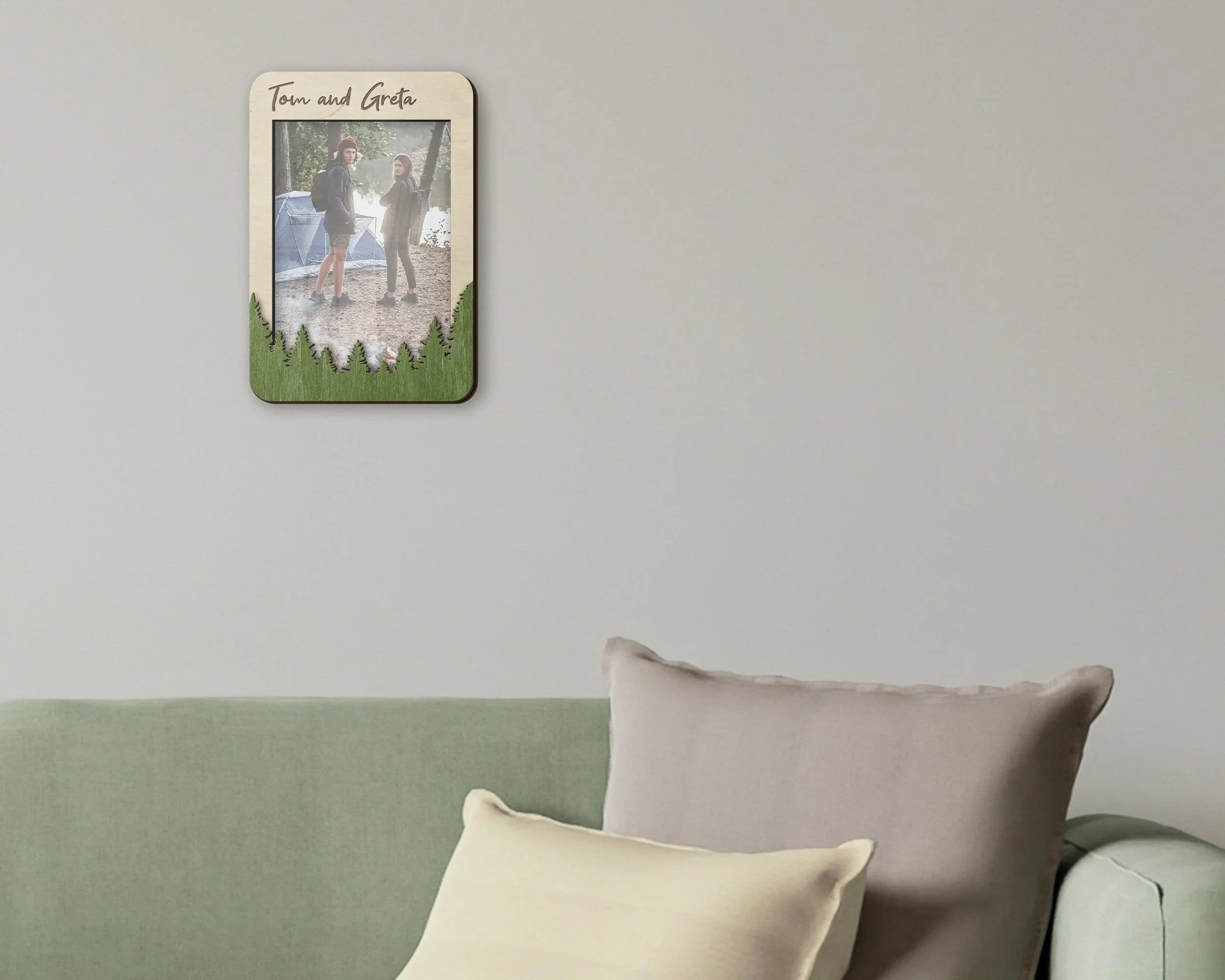 Forest Photo Frame | Personalized Picture Frame | Nature Frame for Hiking - The Frame Depot