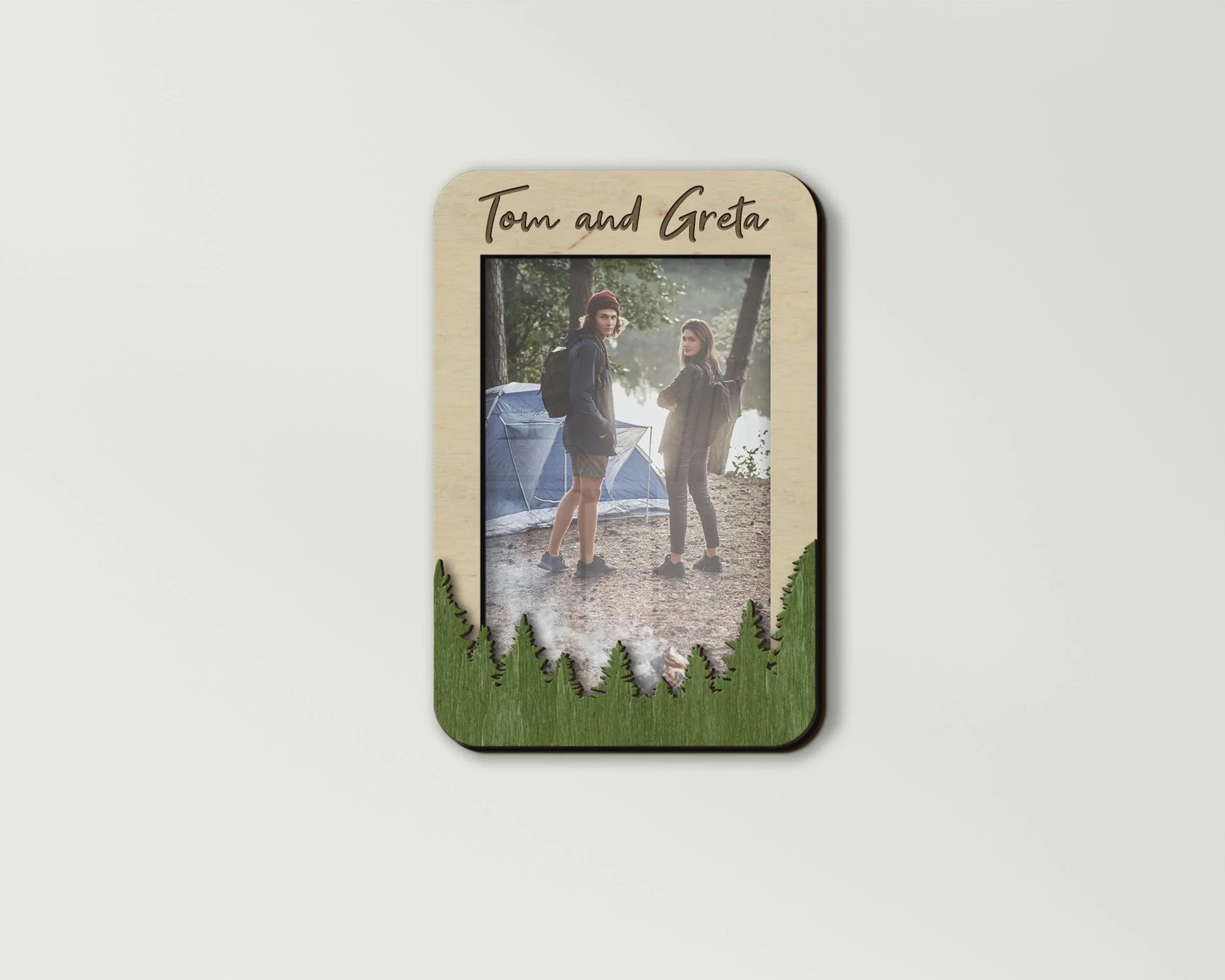 Forest Photo Frame | Personalized Picture Frame | Nature Frame for Hiking - The Frame Depot