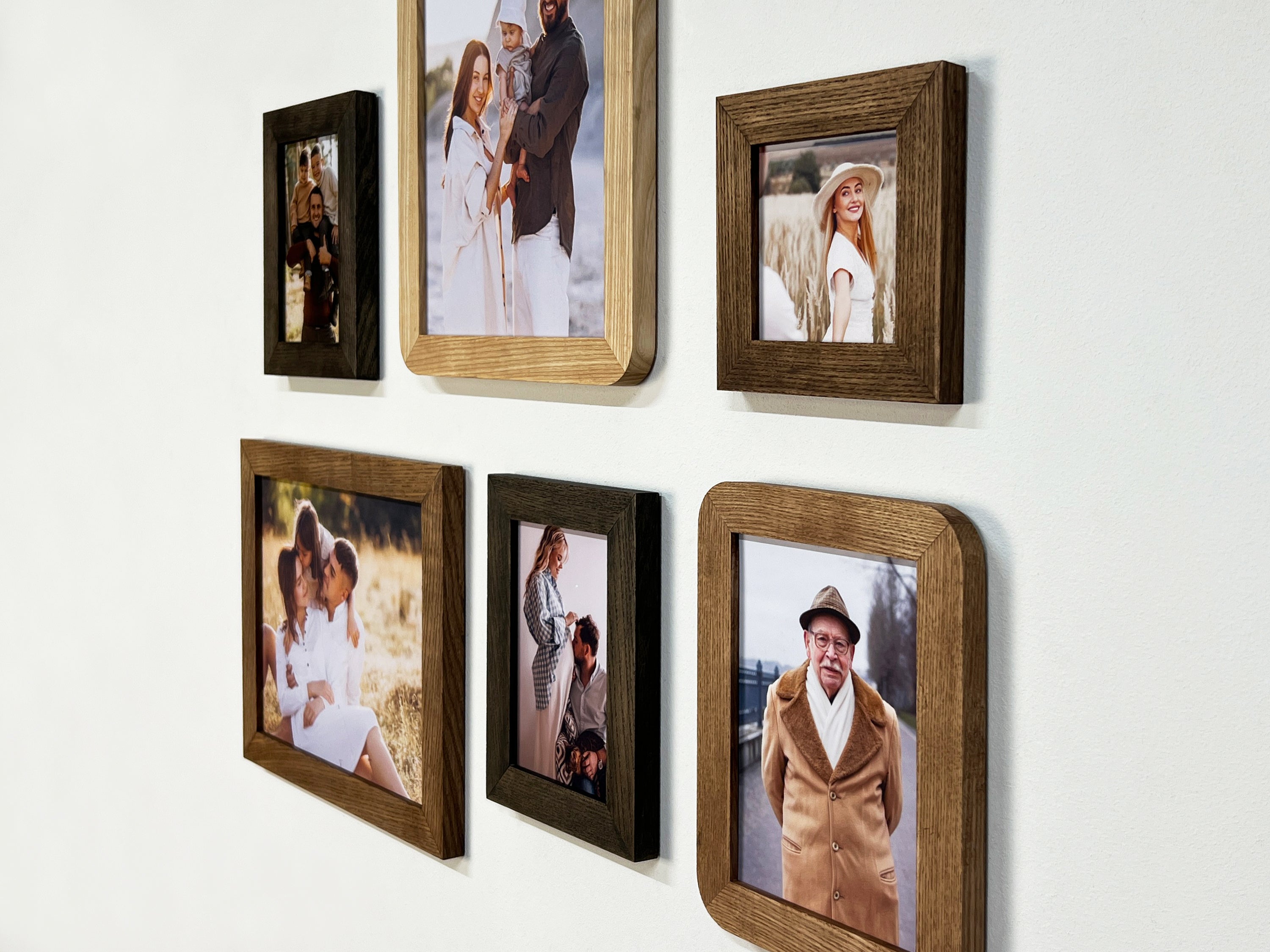 Eclectic Gallery Wall Frame Set | Mixed Shapes Picture Frames