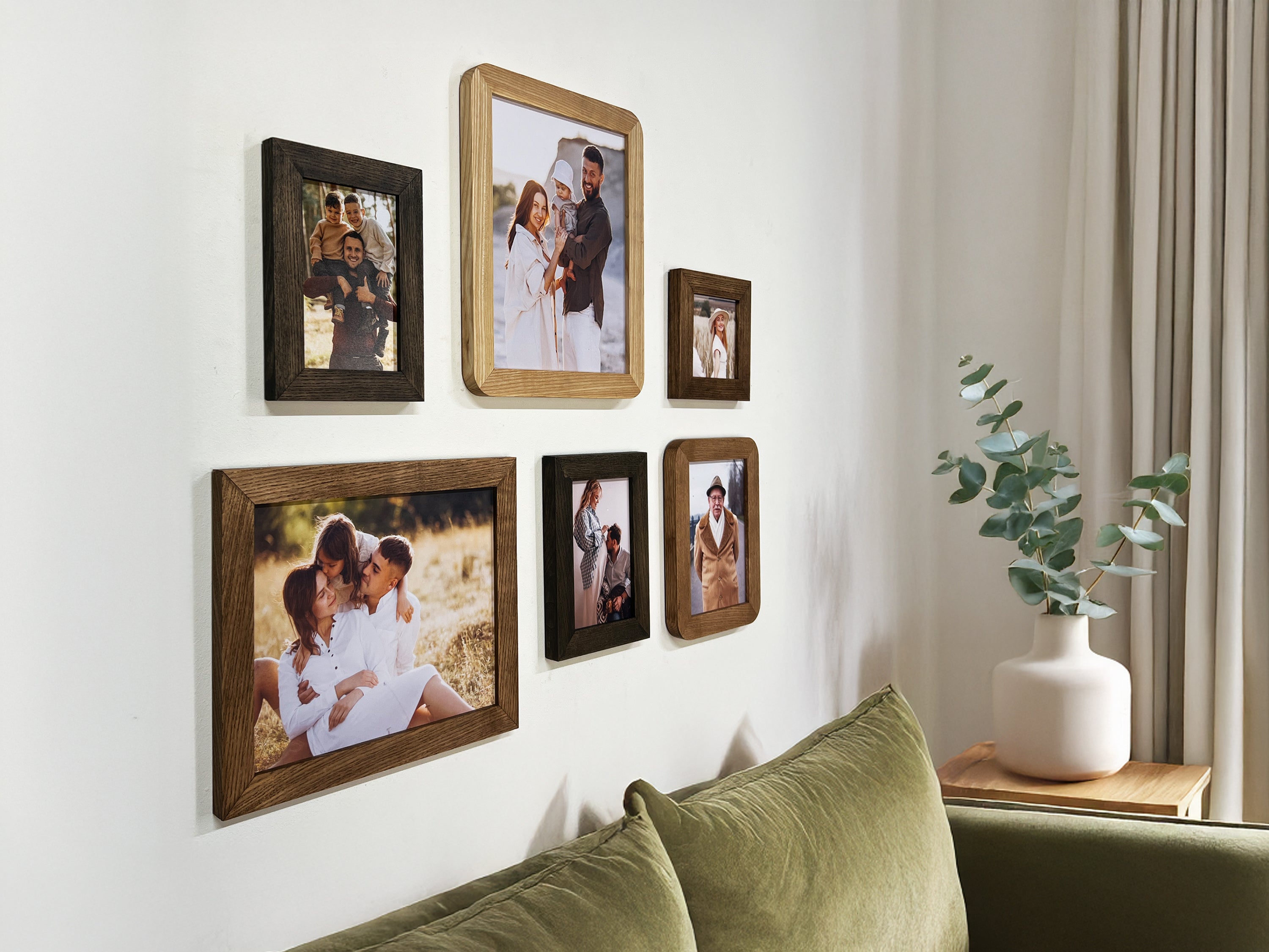 Eclectic Gallery Wall Frame Set | Mixed Shapes Picture Frames