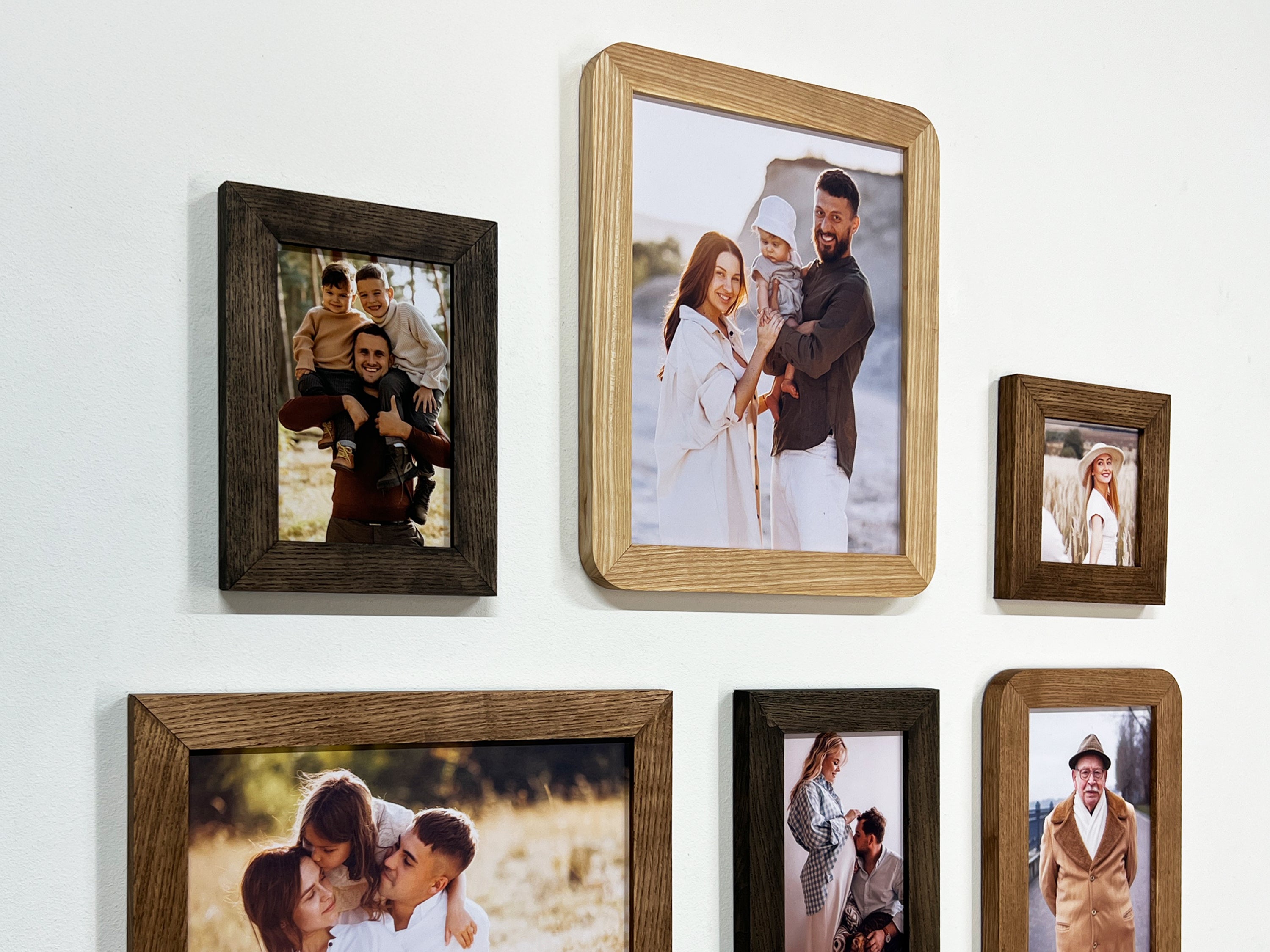 Eclectic Gallery Wall Frame Set | Mixed Shapes Picture Frames