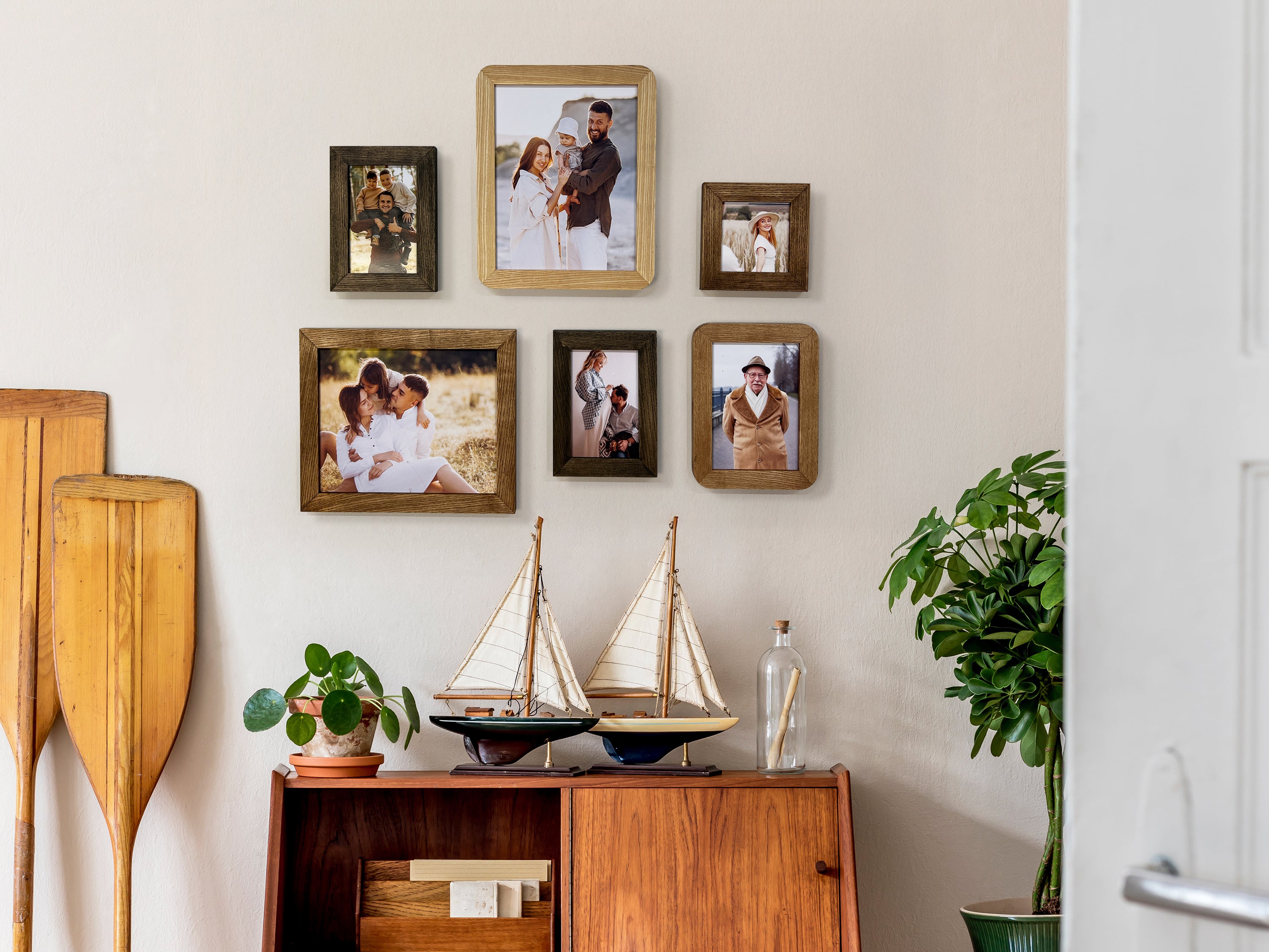 Eclectic Gallery Wall Frame Set | Mixed Shapes Picture Frames