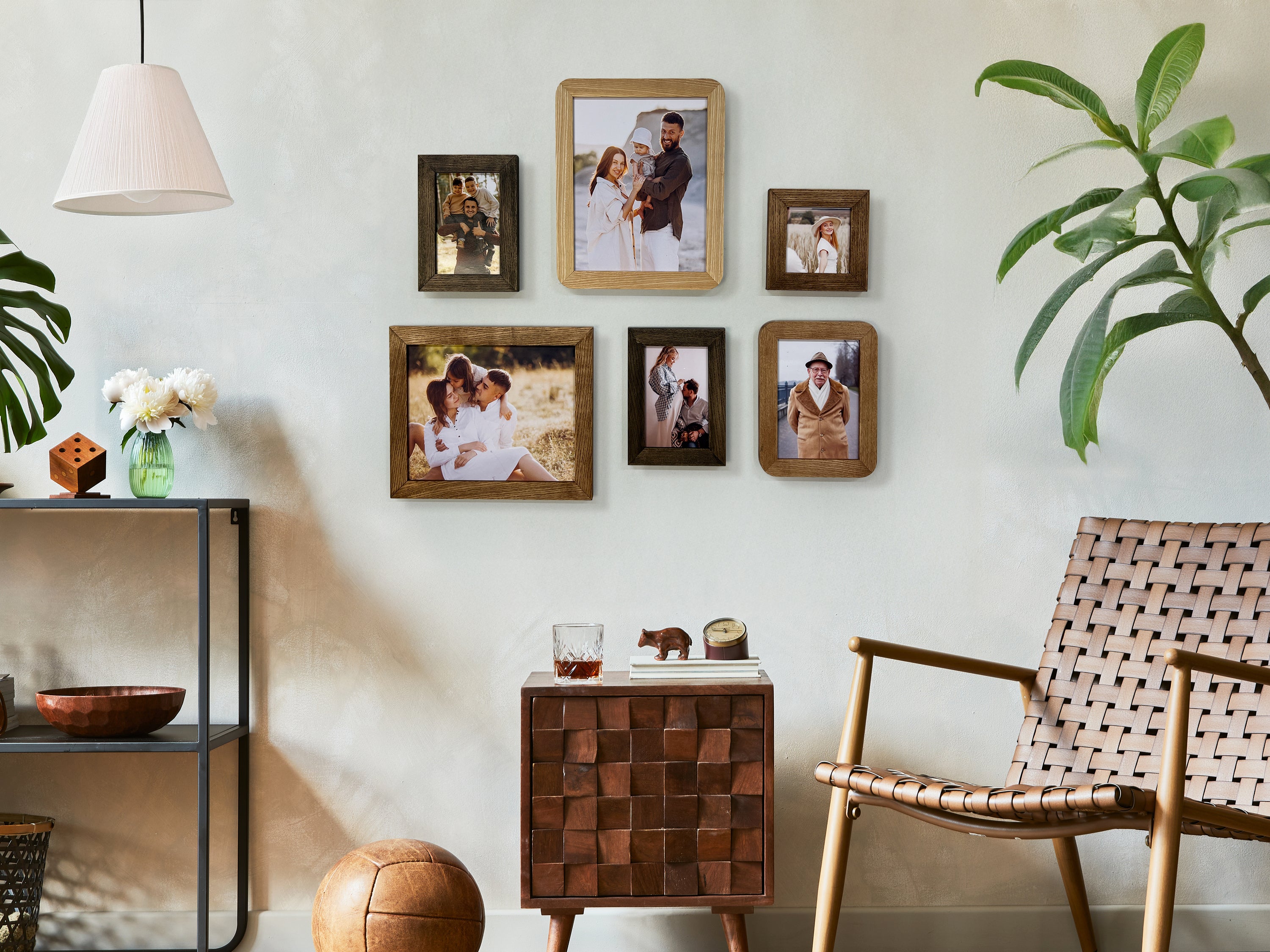 Eclectic Gallery Wall Frame Set | Mixed Shapes Picture Frames