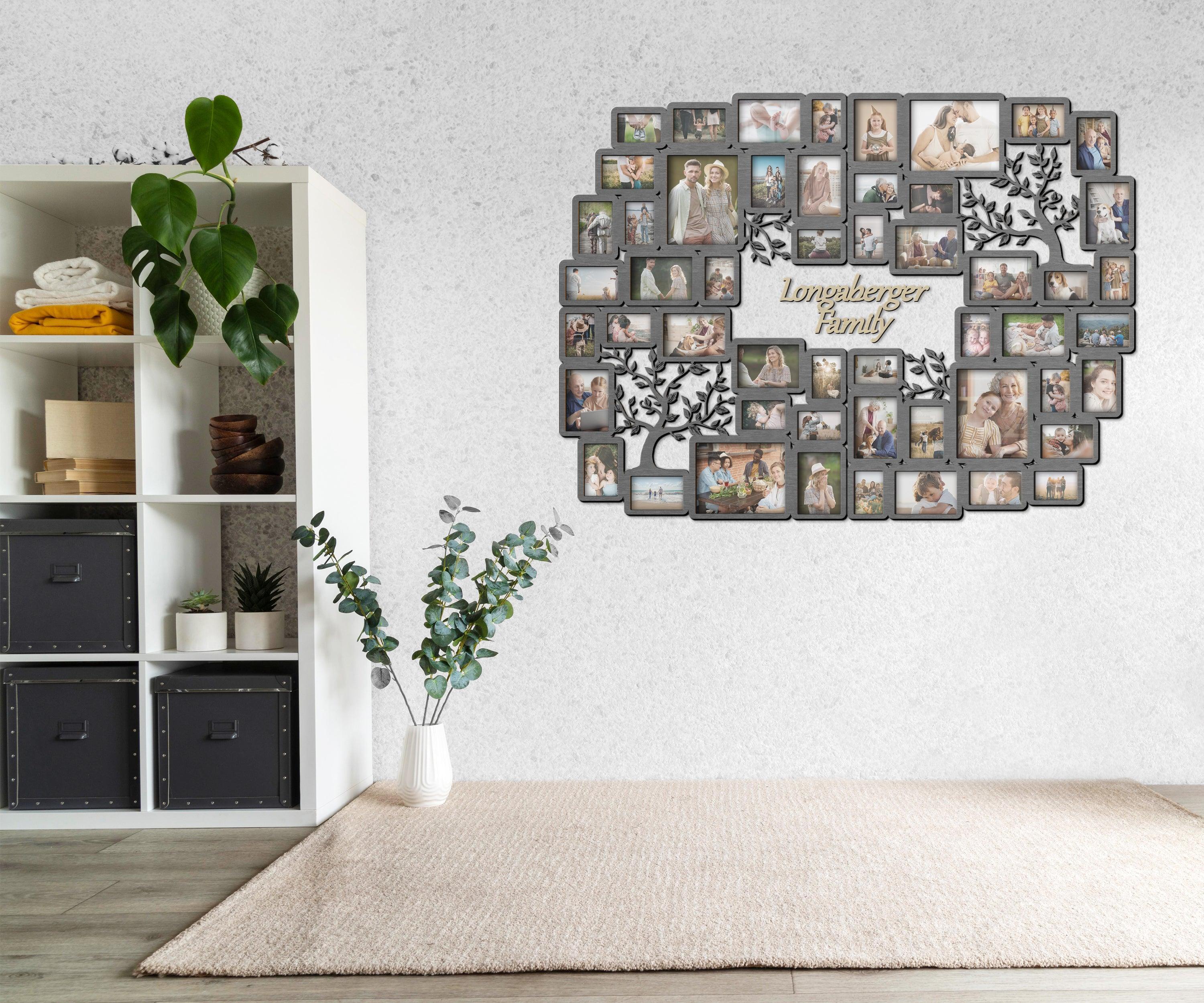 Personalized photo collage | Custom family tree | Large picture frame collage - The Frame Depot