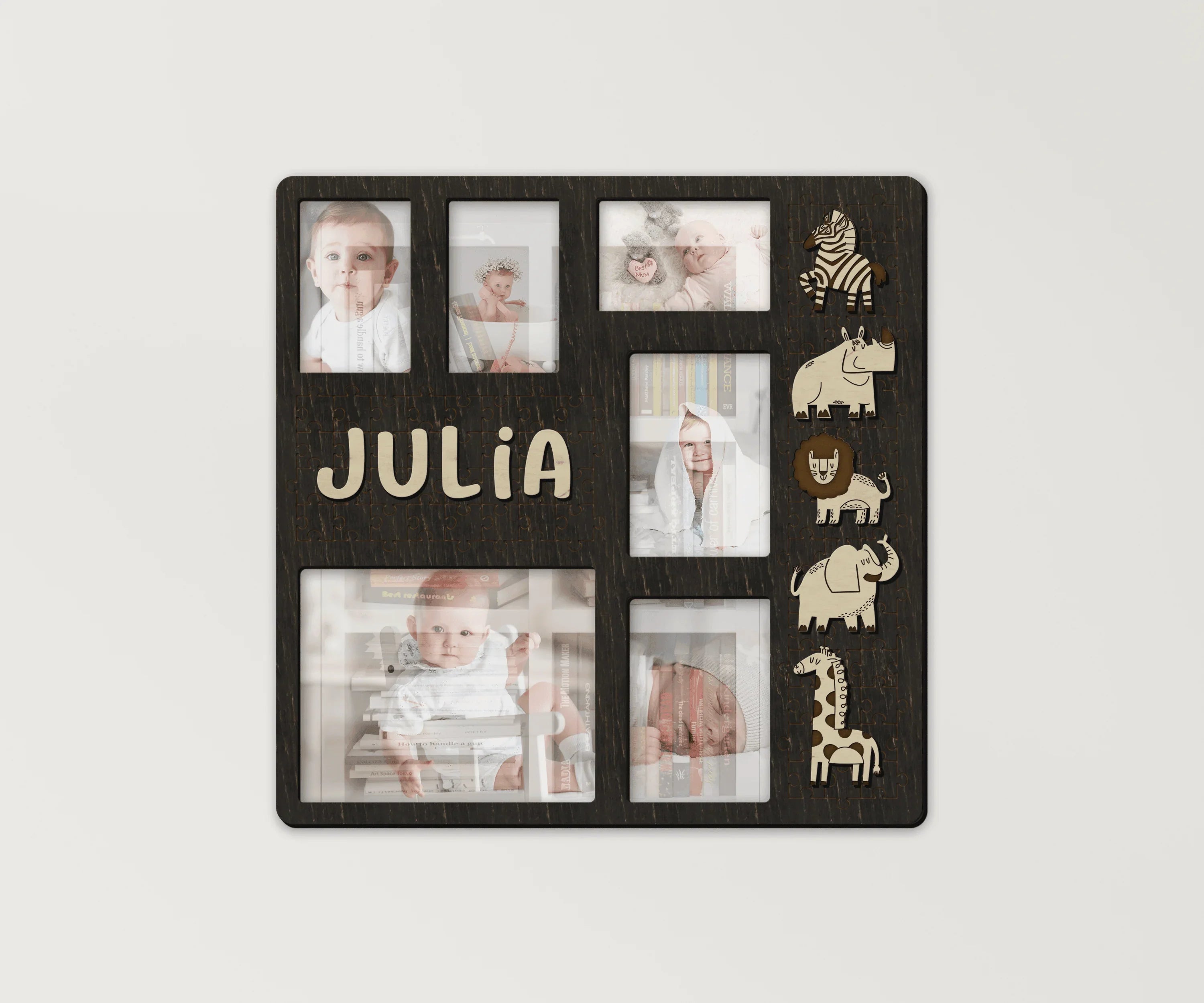 Personalized Animal Photo Frame Collage - The Frame Depot