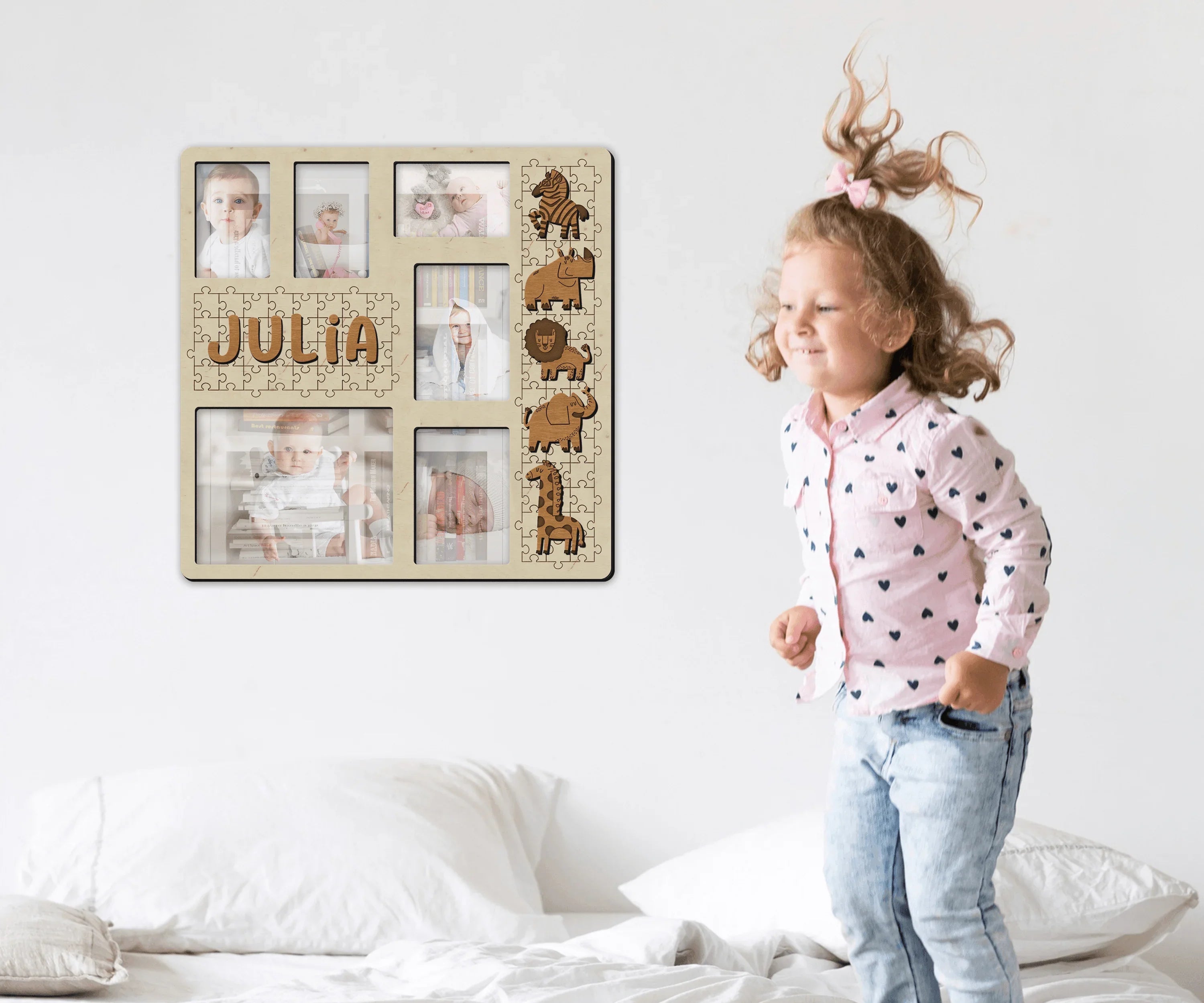 Personalized Animal Photo Frame Collage - The Frame Depot