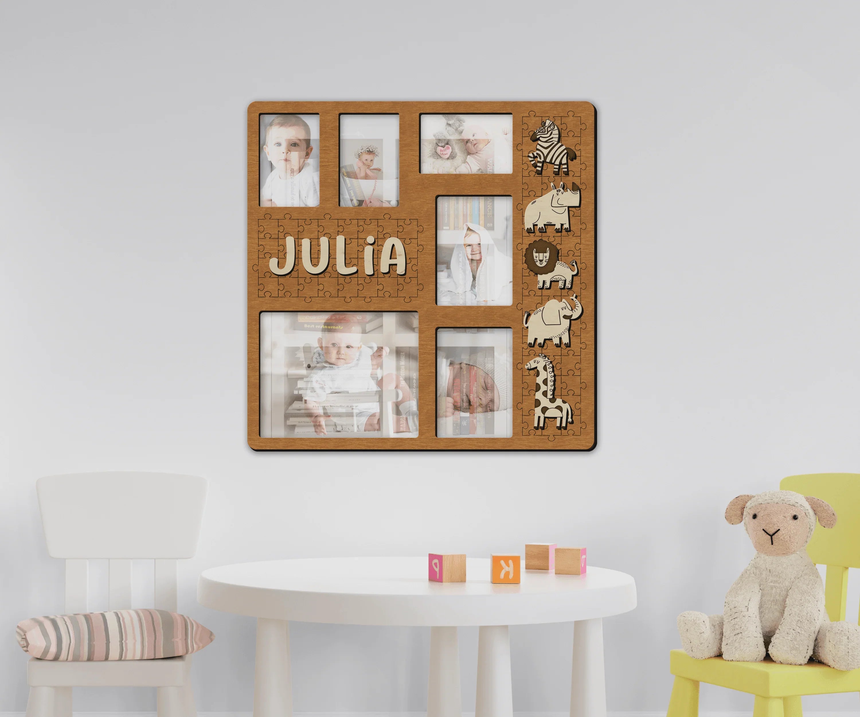 Personalized Animal Photo Frame Collage - The Frame Depot