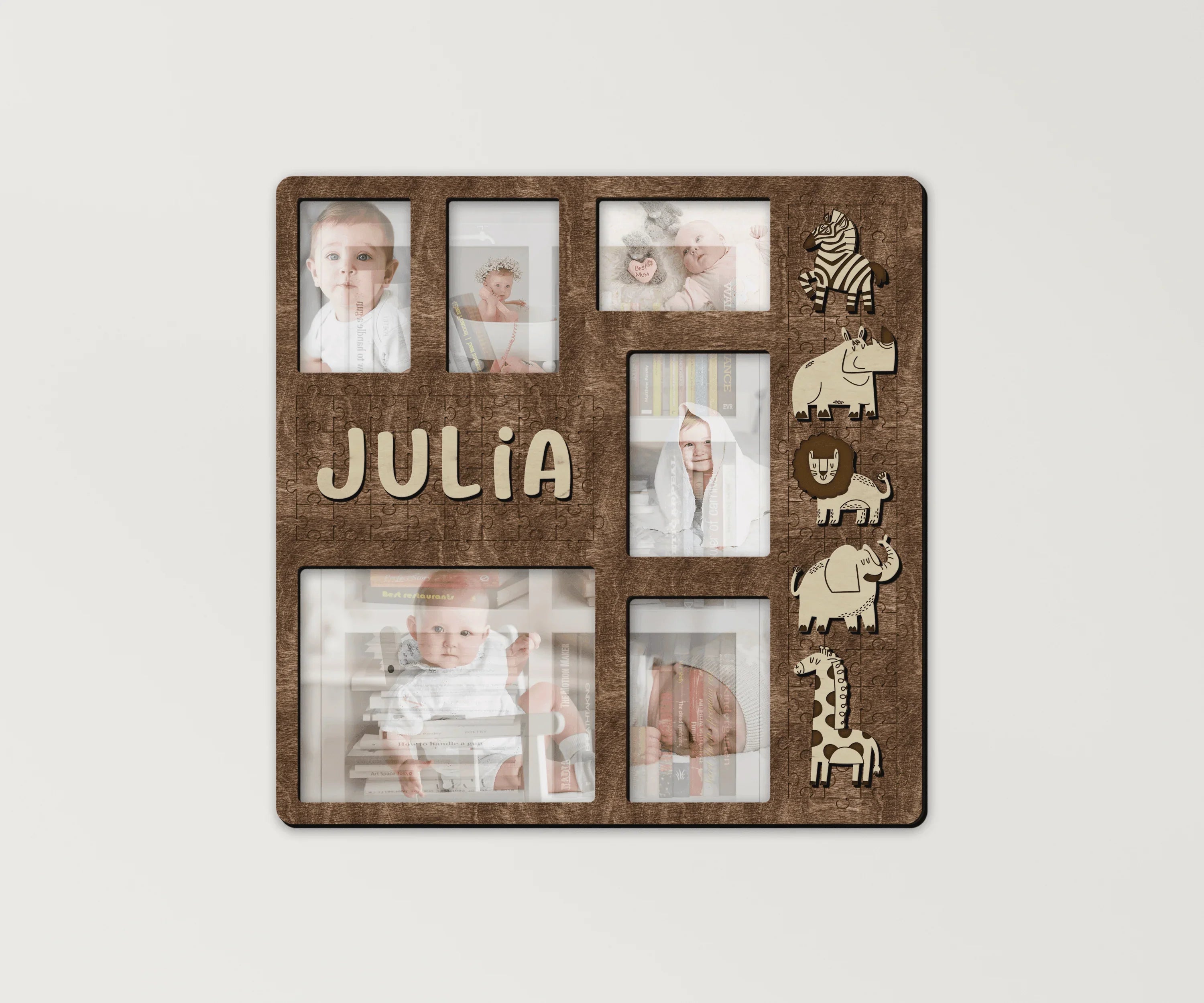 Personalized Animal Photo Frame Collage - The Frame Depot