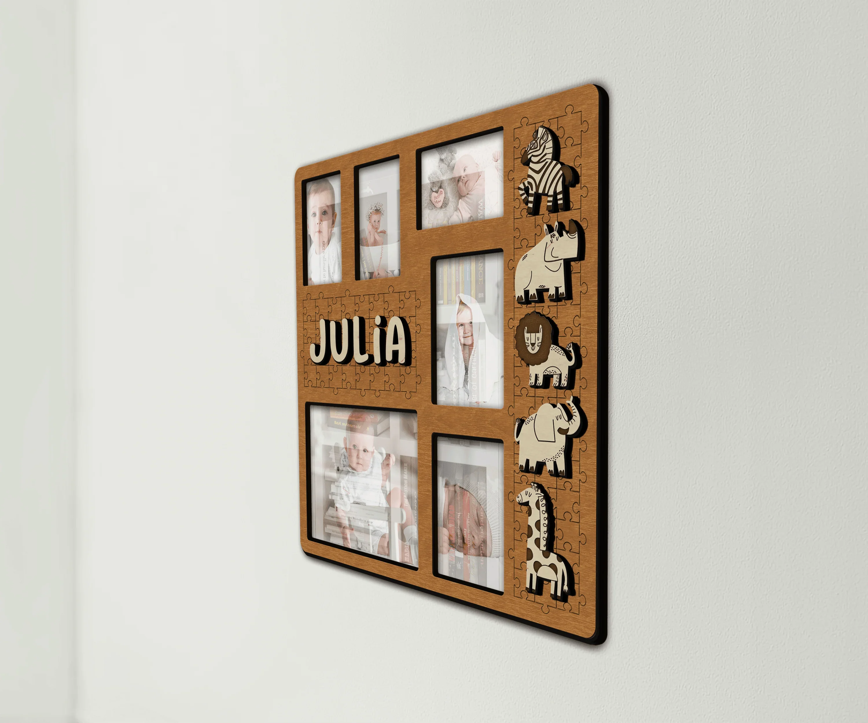 Personalized Animal Photo Frame Collage - The Frame Depot