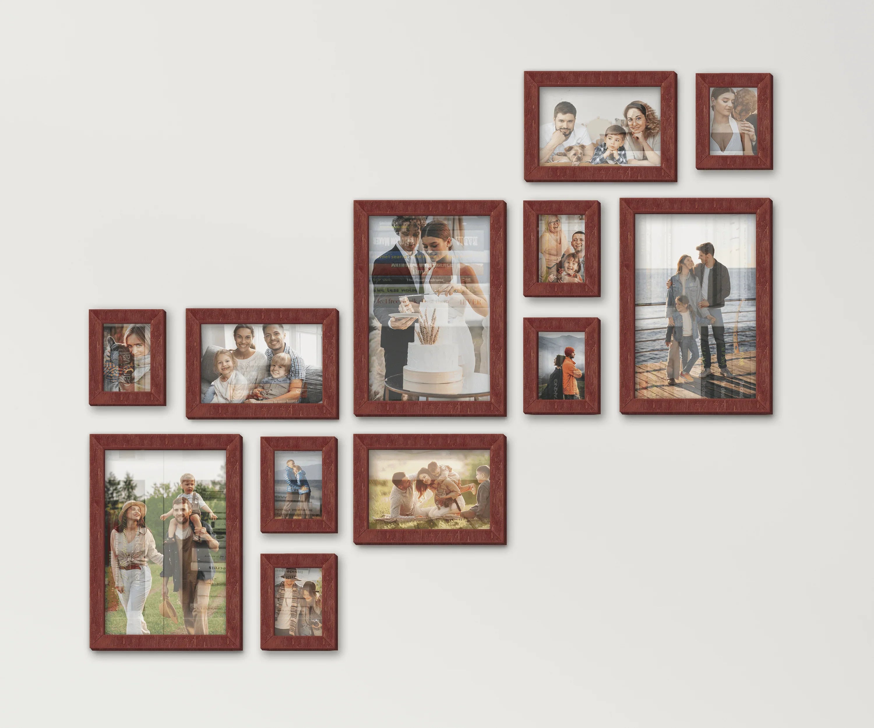 Photo Frame Collage | Picture Frame Set for Stairs | Gallery Wall - The Frame Depot