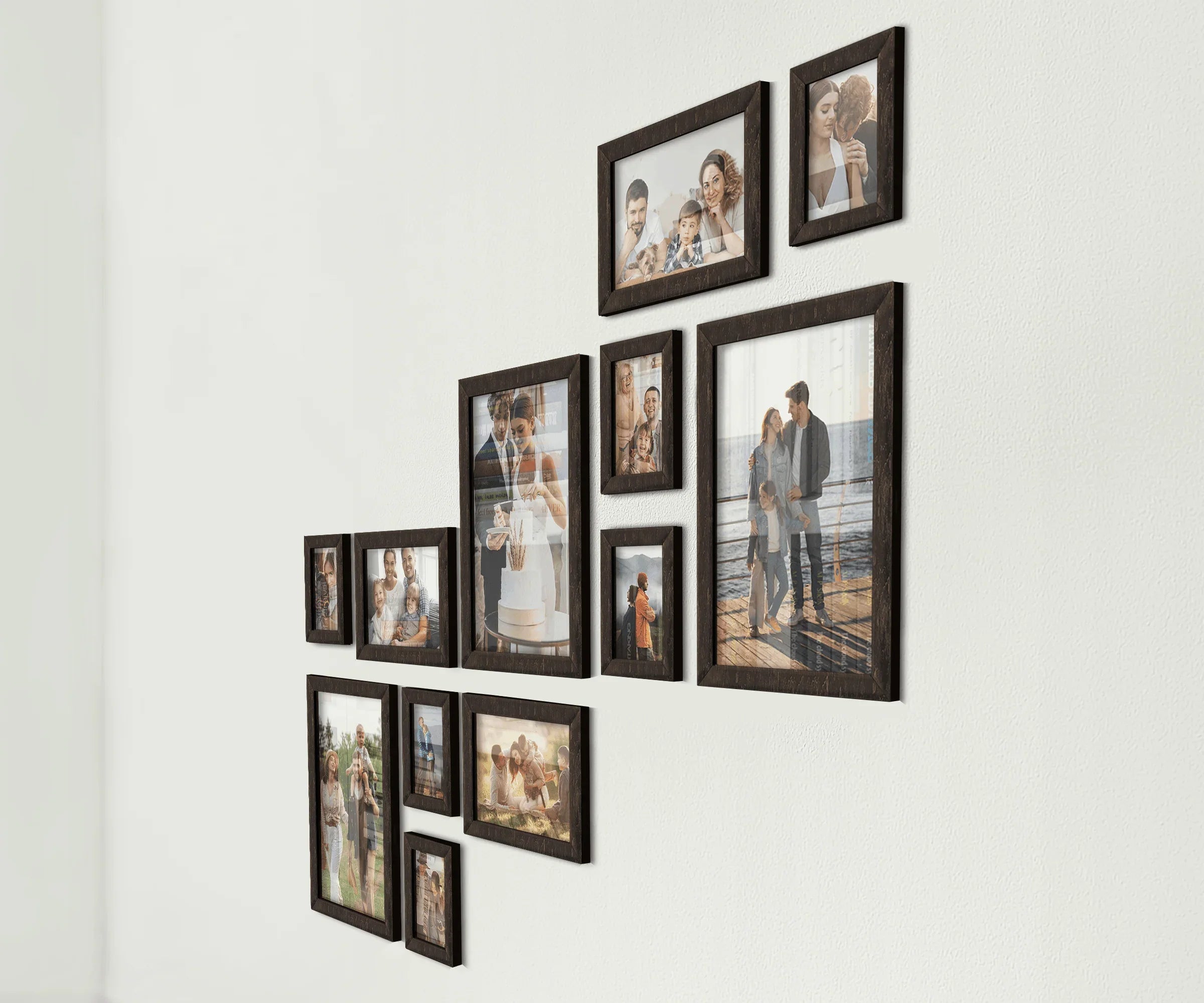 Photo Frame Collage | Picture Frame Set for Stairs | Gallery Wall - The Frame Depot
