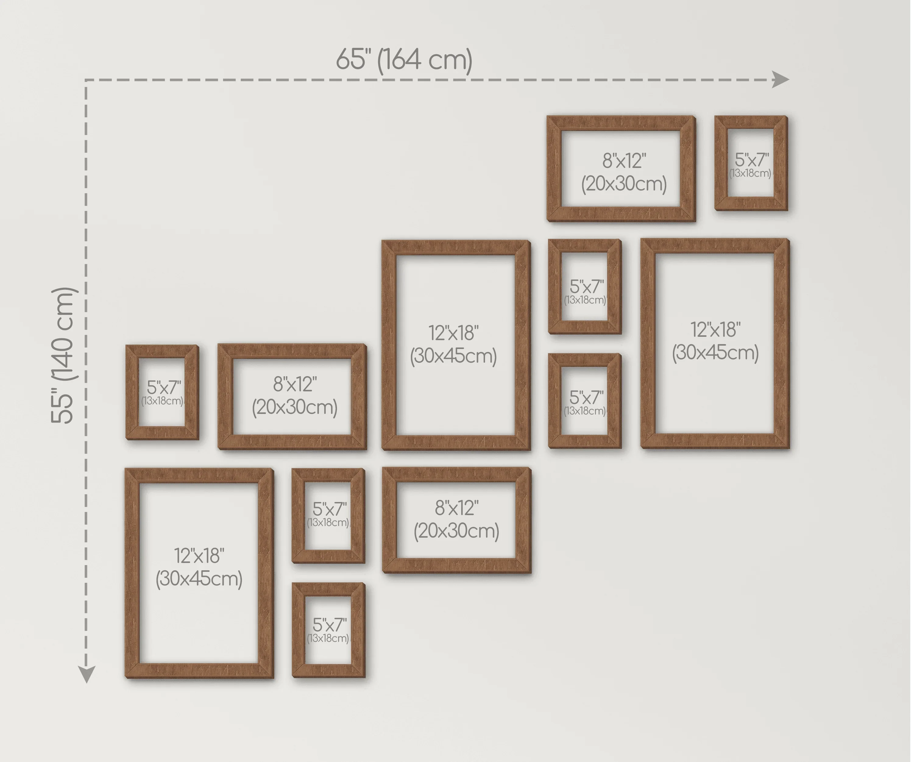 Photo Frame Collage | Picture Frame Set for Stairs | Gallery Wall - The Frame Depot