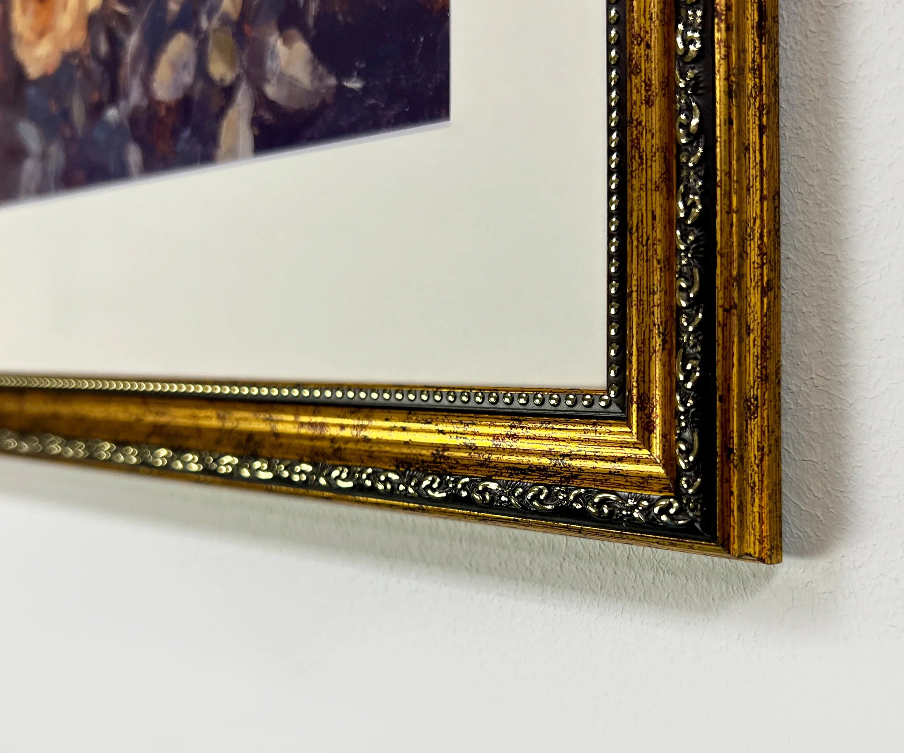 Brown & Gold Frames for Ornate Gallery Wall Frames Set
