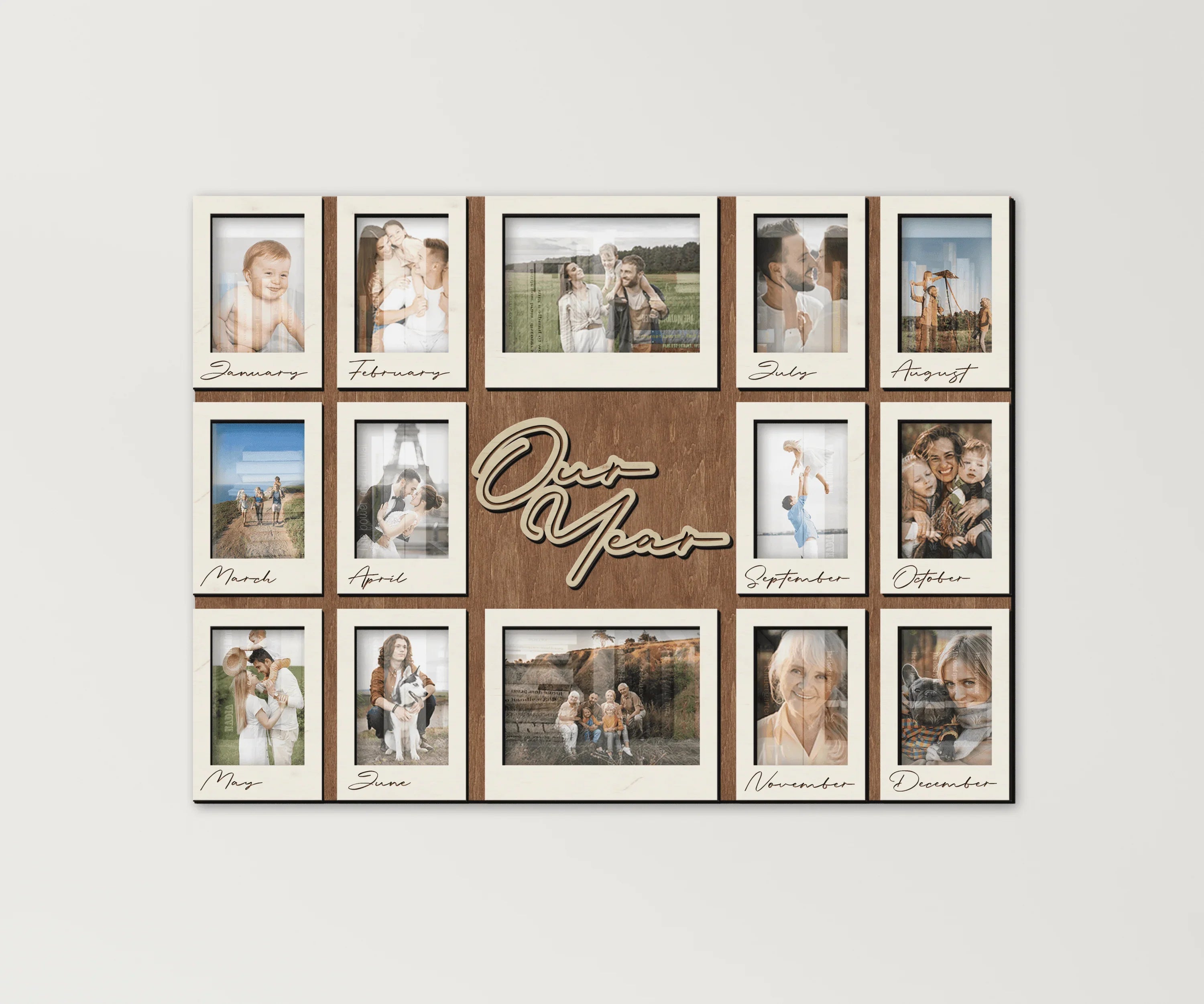 Personalized Family Photo Calendar | New Year Frame - The Frame Depot