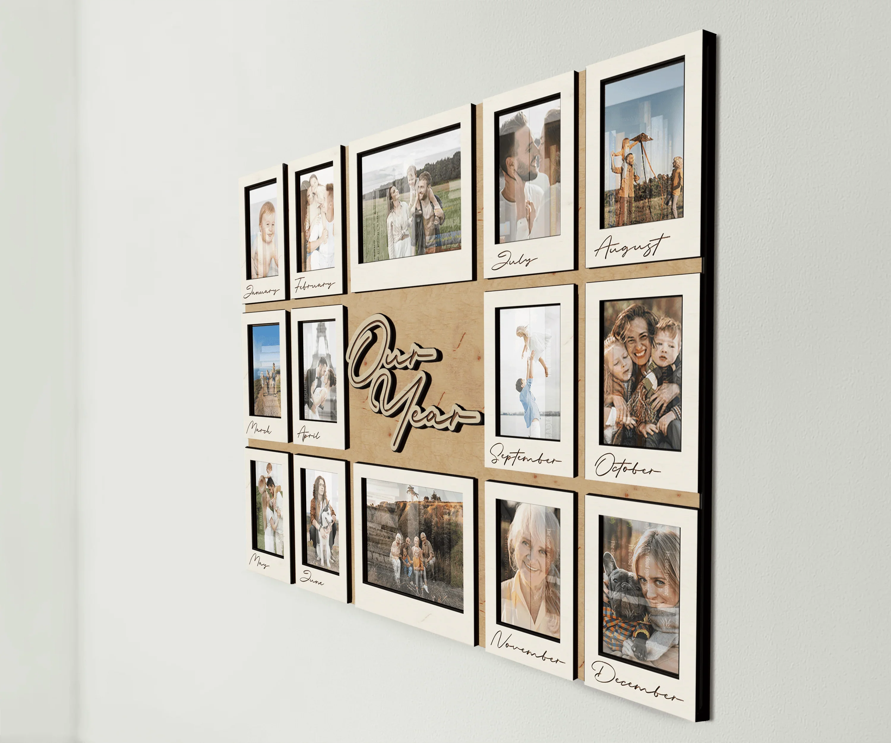 Personalized Family Photo Calendar | New Year Frame - The Frame Depot