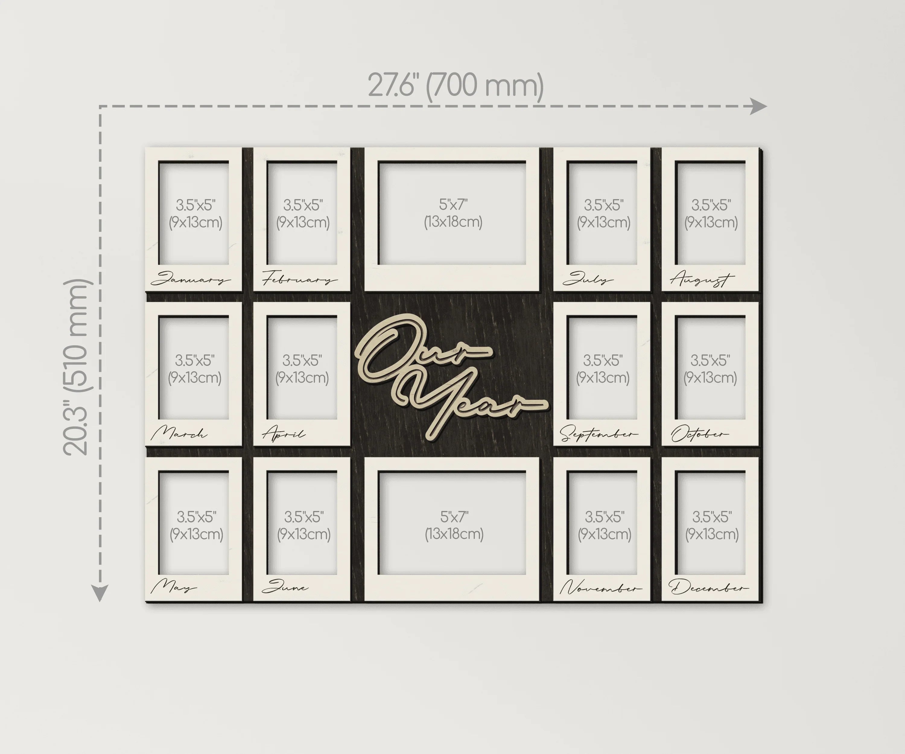 Personalized Family Photo Calendar | New Year Frame - The Frame Depot