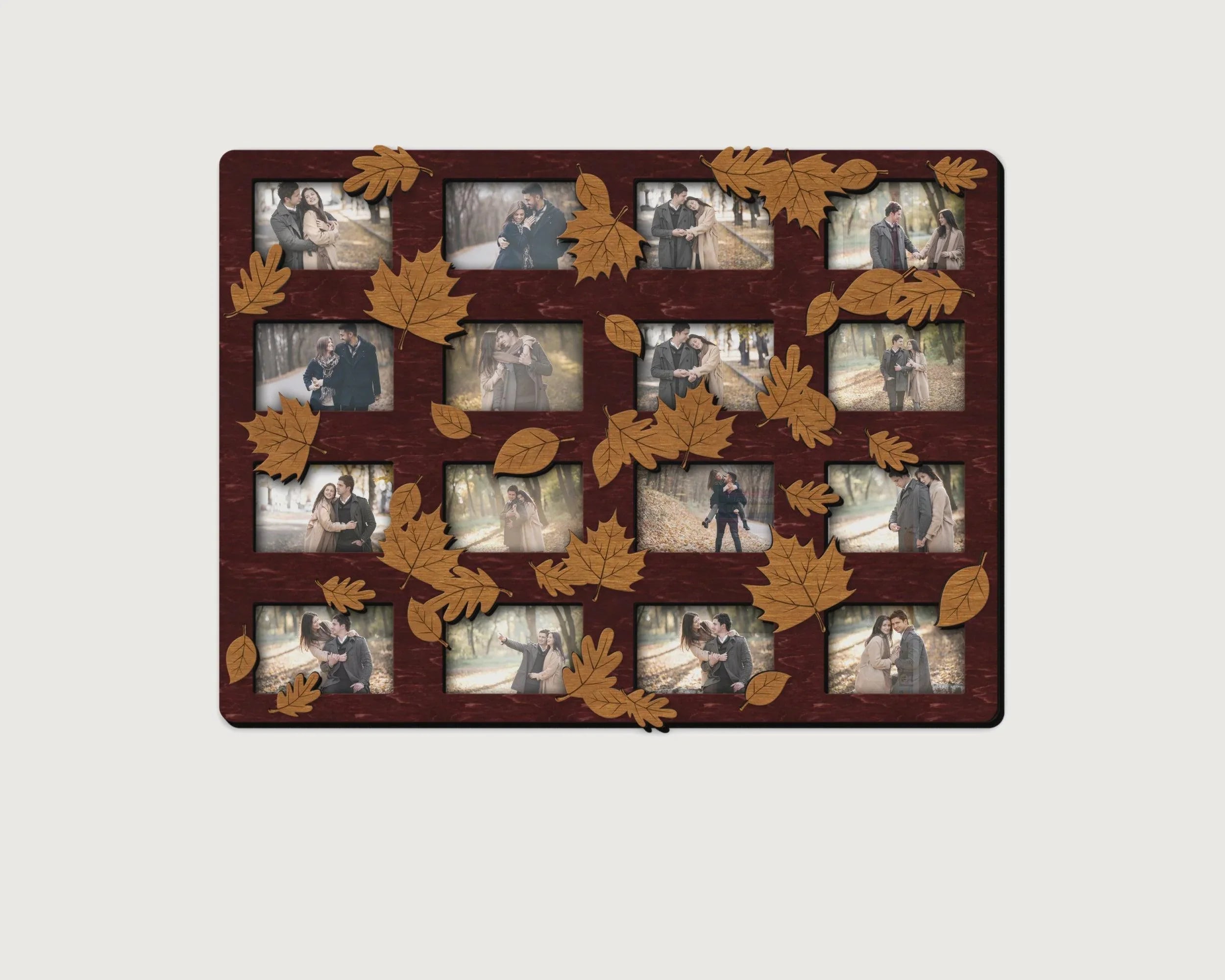 Autumn Picture Frame Landscape | Photo Frame Collage with Fall Leaves - The Frame Depot