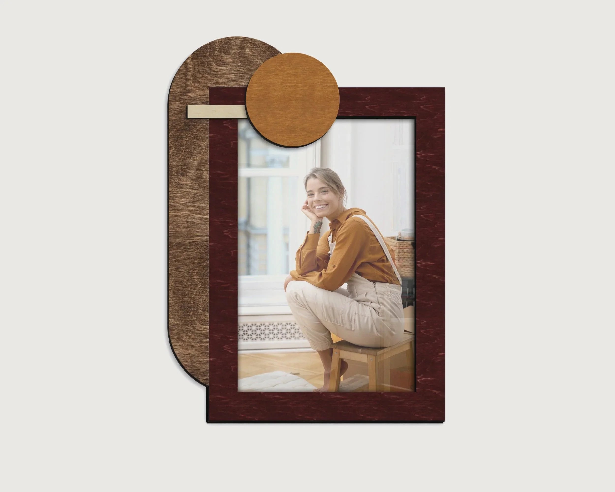 Modern Abstract Photo Frame | Rustic Picture Frame - The Frame Depot