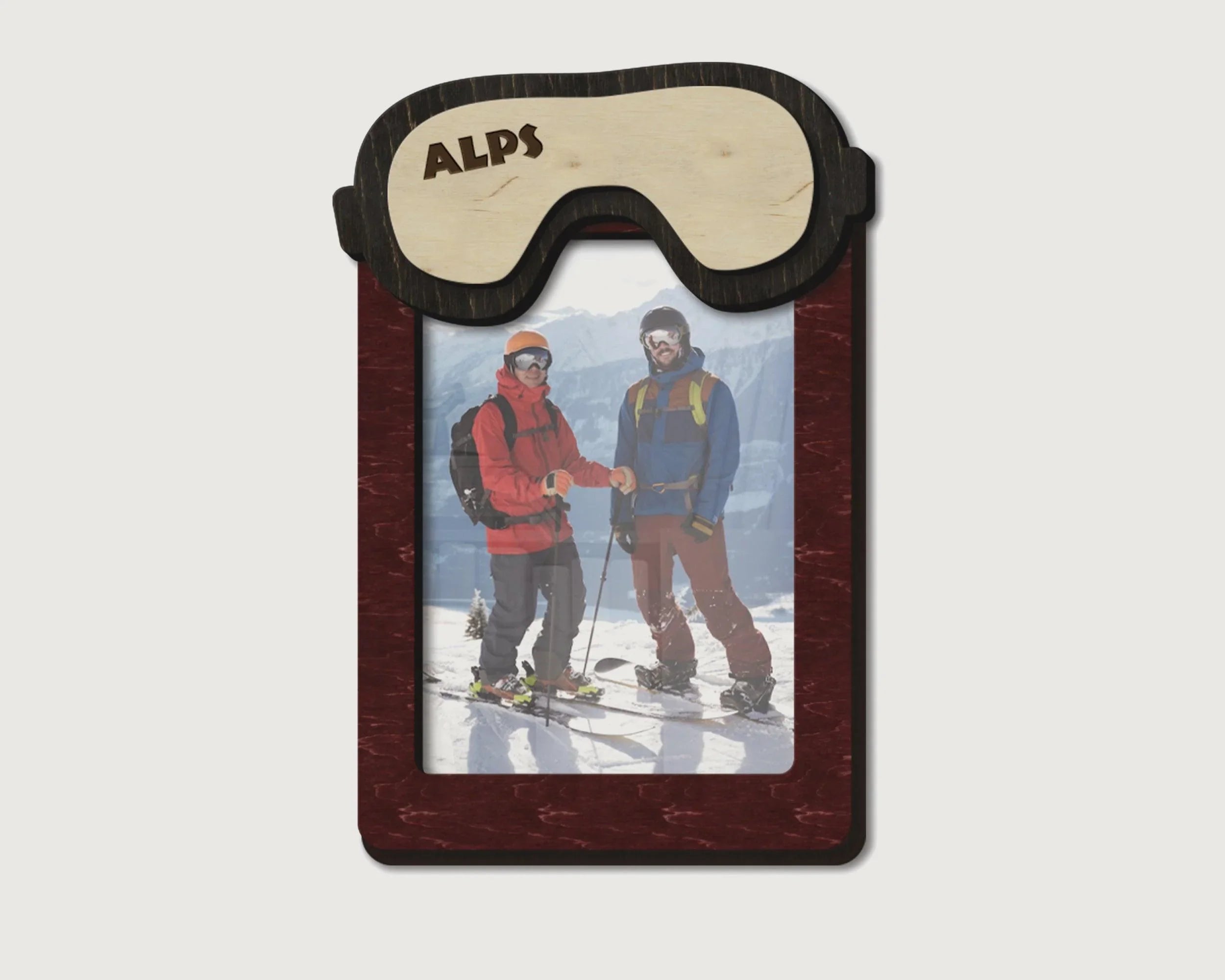 Ski Mask Photo Frame | Personalized Snowboarding Frame - The Frame Depot