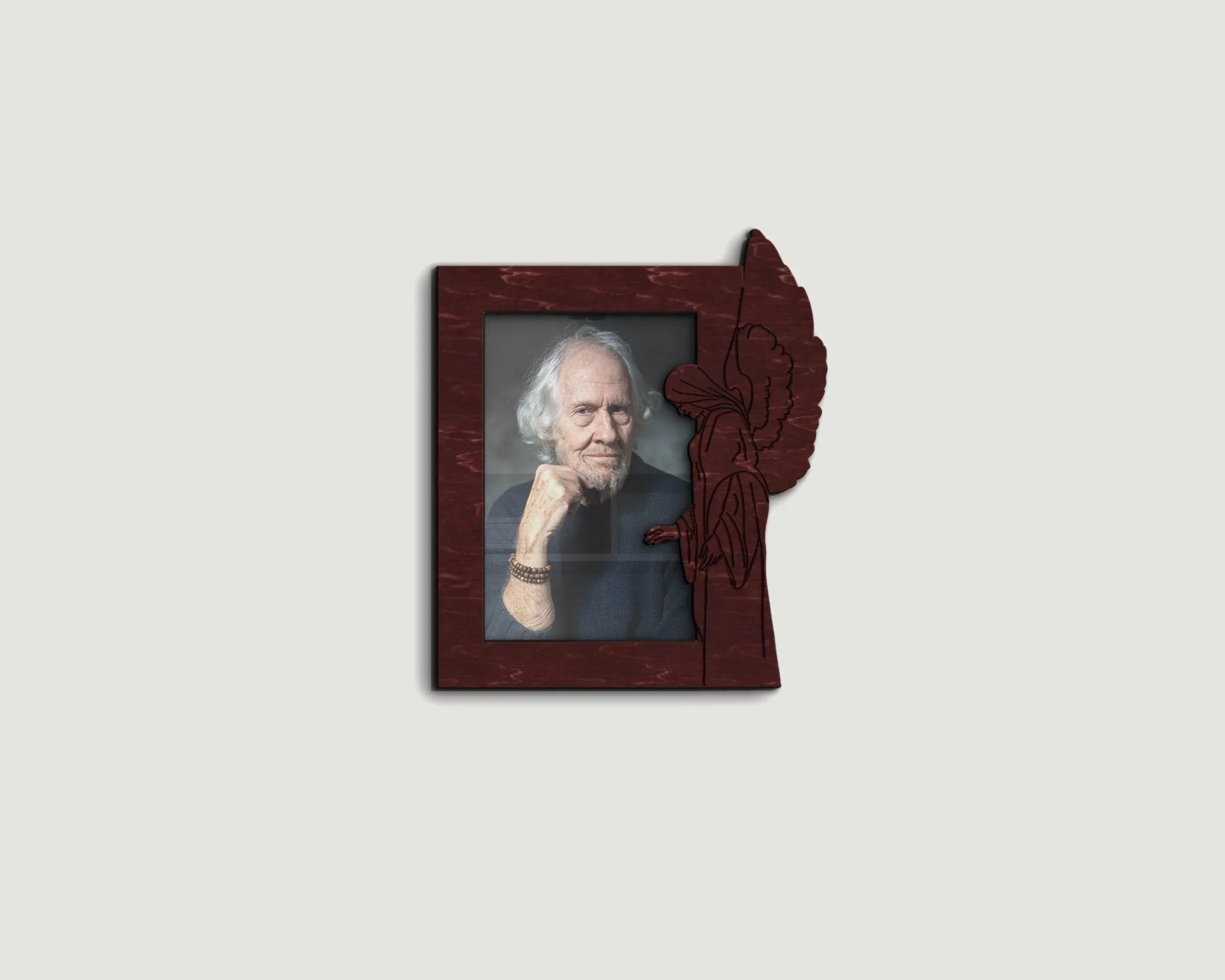 Custom Memorial Picture Frame | Photo Frame With Angel - The Frame Depot