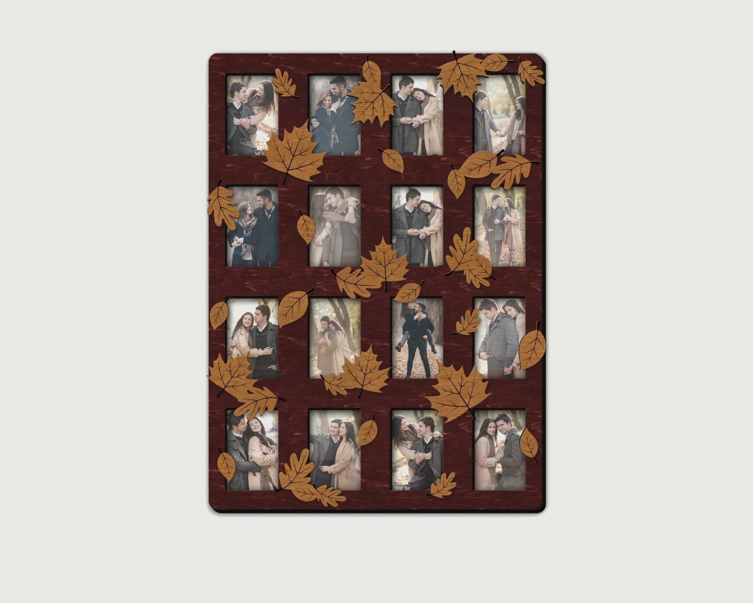 Autumn Picture Frame | Photo Frame Collage with Fall Leaves - The Frame Depot