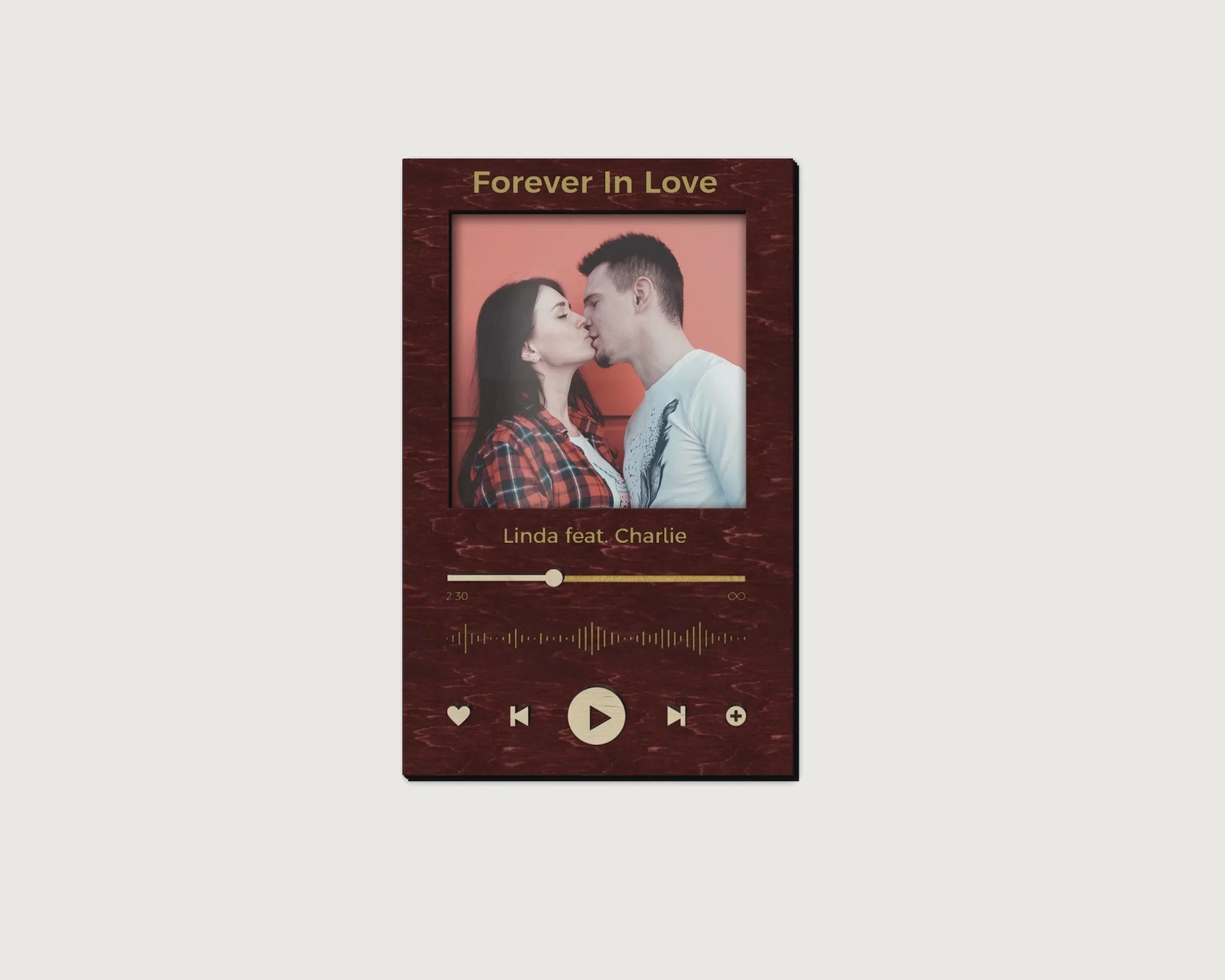 Music Plaque | Picture Frame | Couples Gift - The Frame Depot