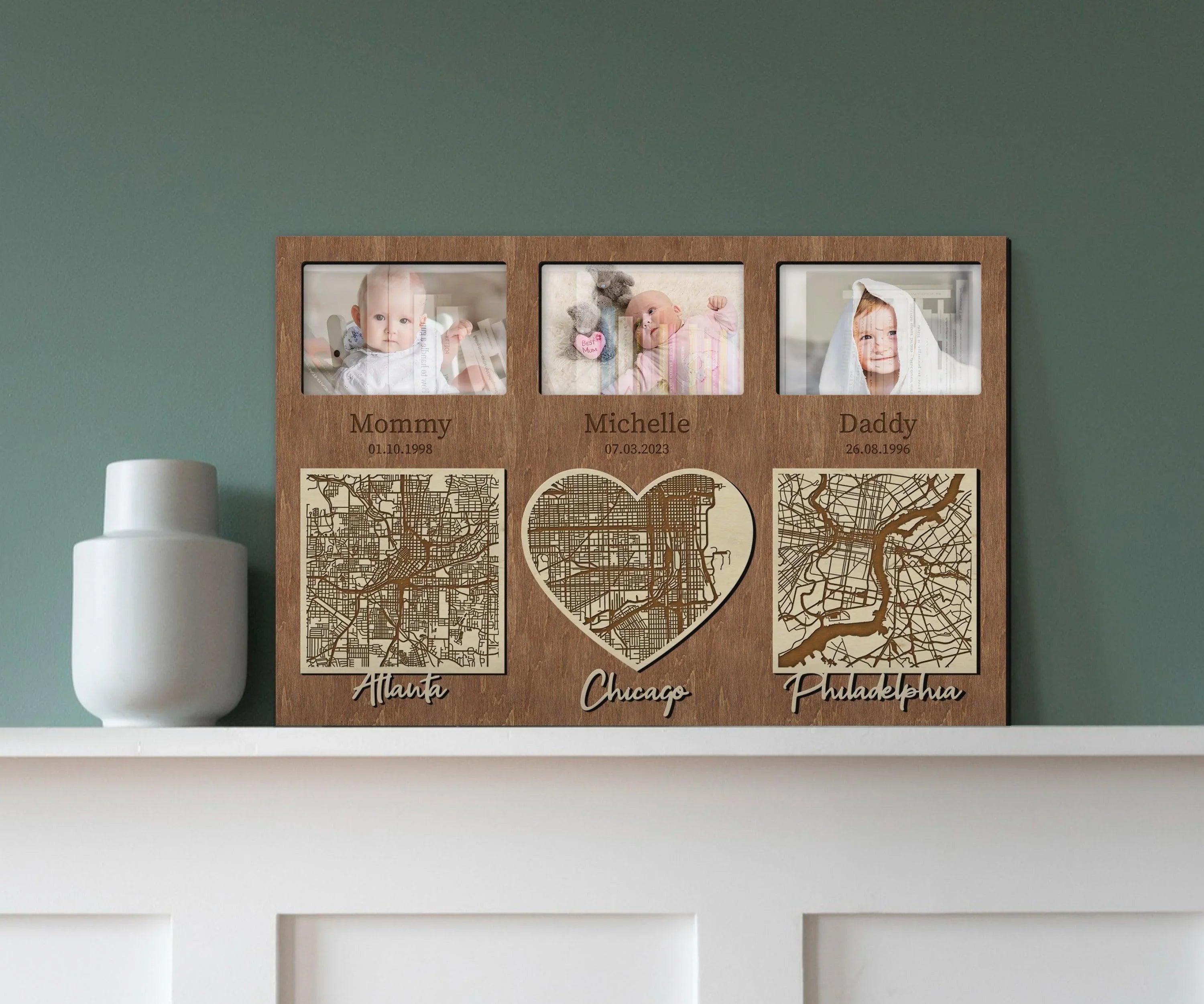 City Skyline Photo Frame | Picture Collage - The Frame Depot