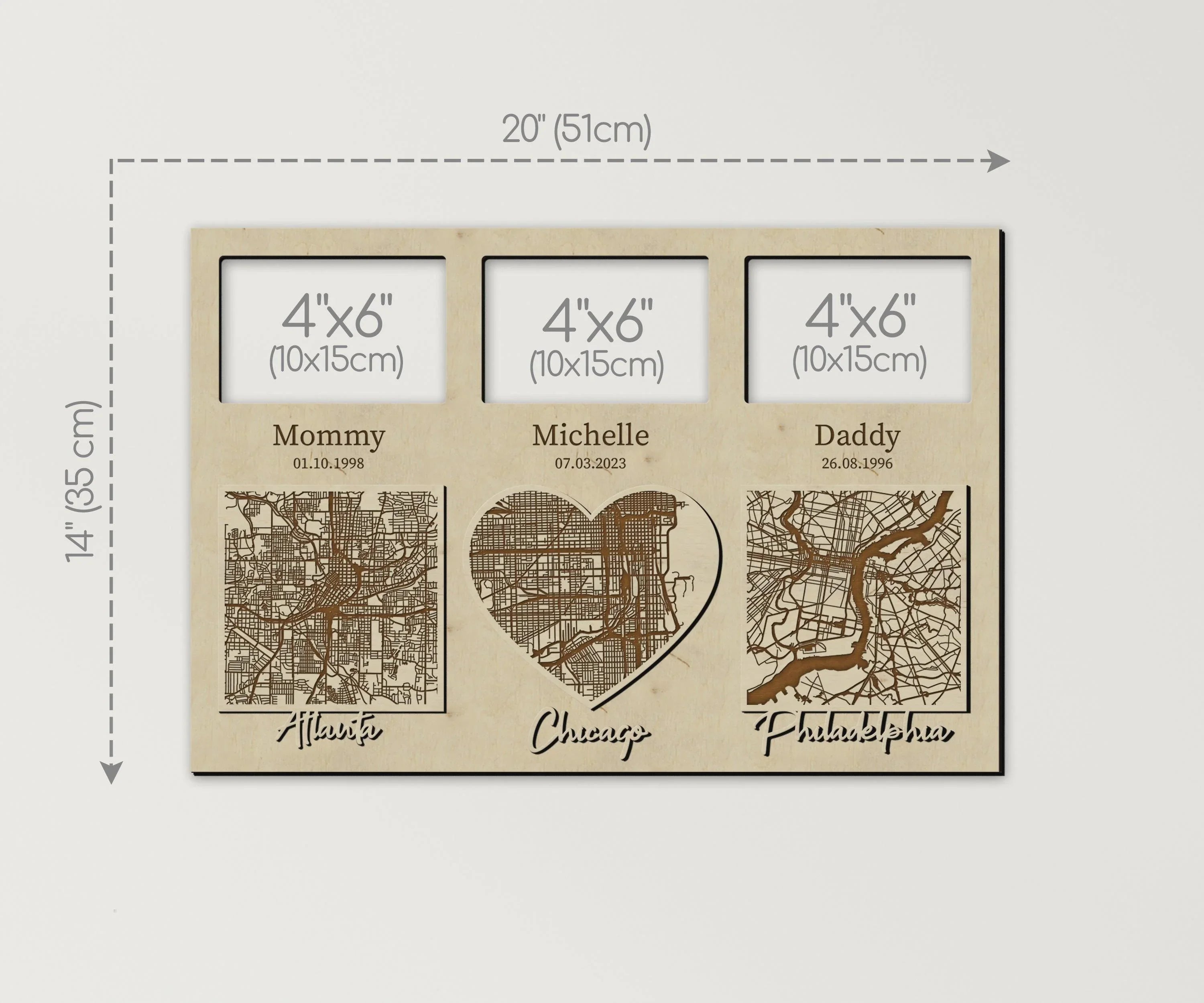 City Skyline Photo Frame | Picture Collage - The Frame Depot