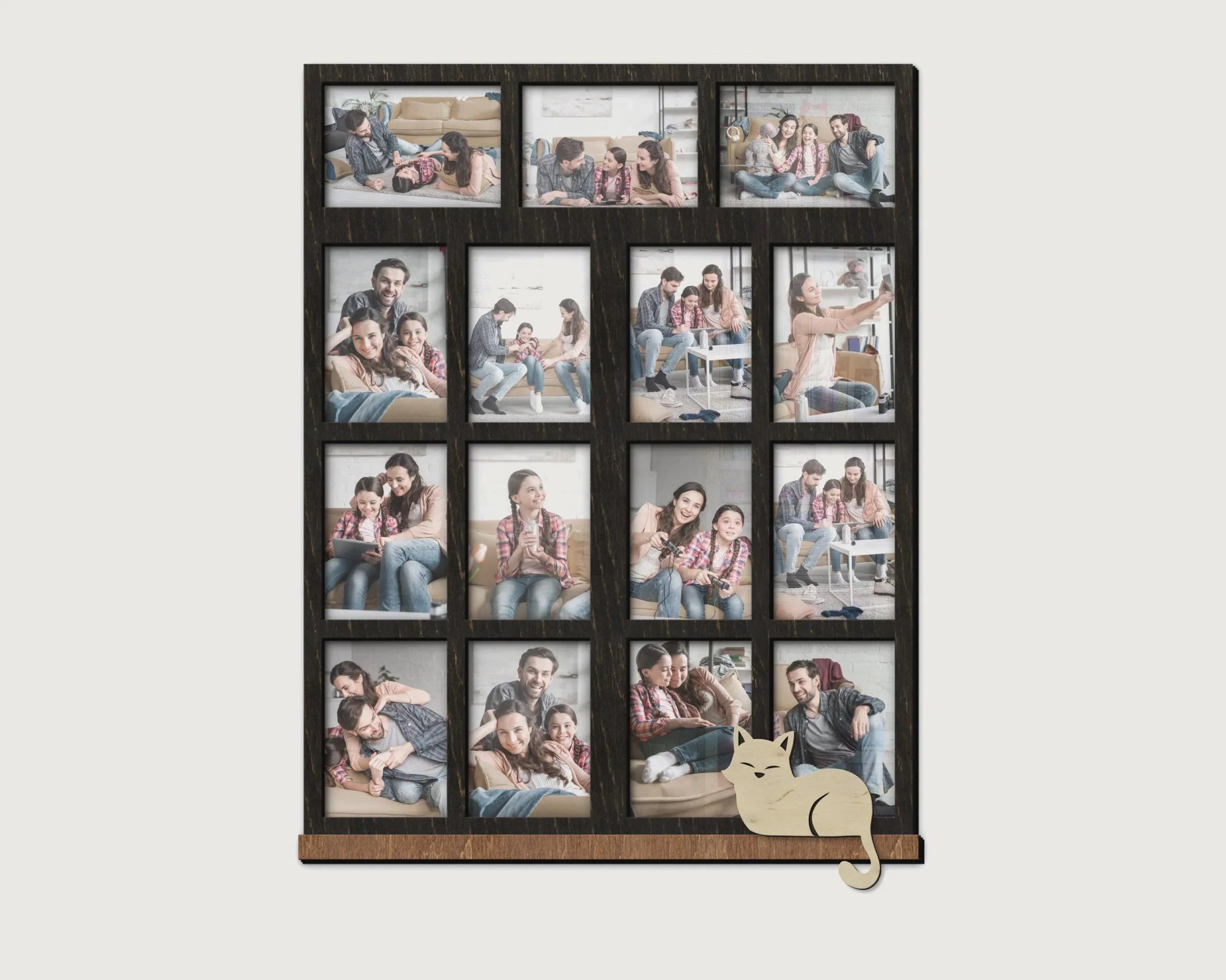 Rustic Window Frame Collage | Picture Frames - The Frame Depot