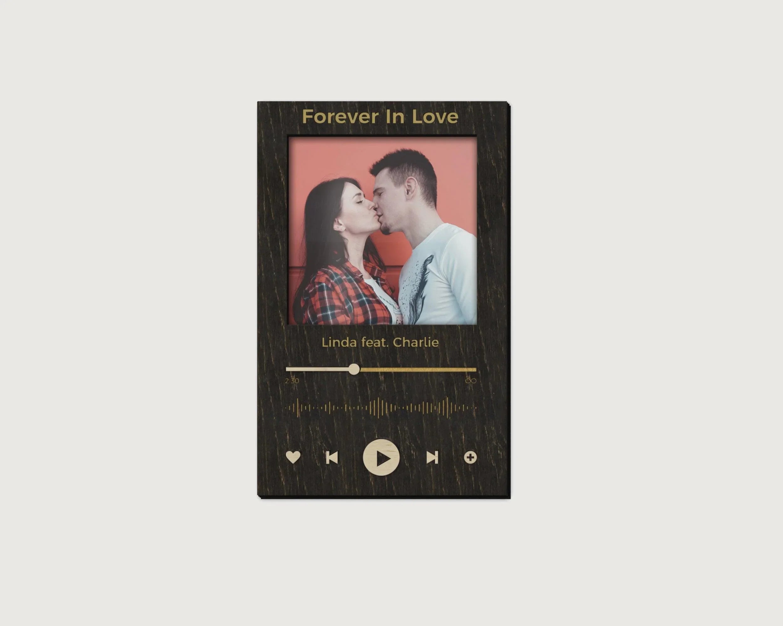 Music Plaque | Picture Frame | Couples Gift - The Frame Depot