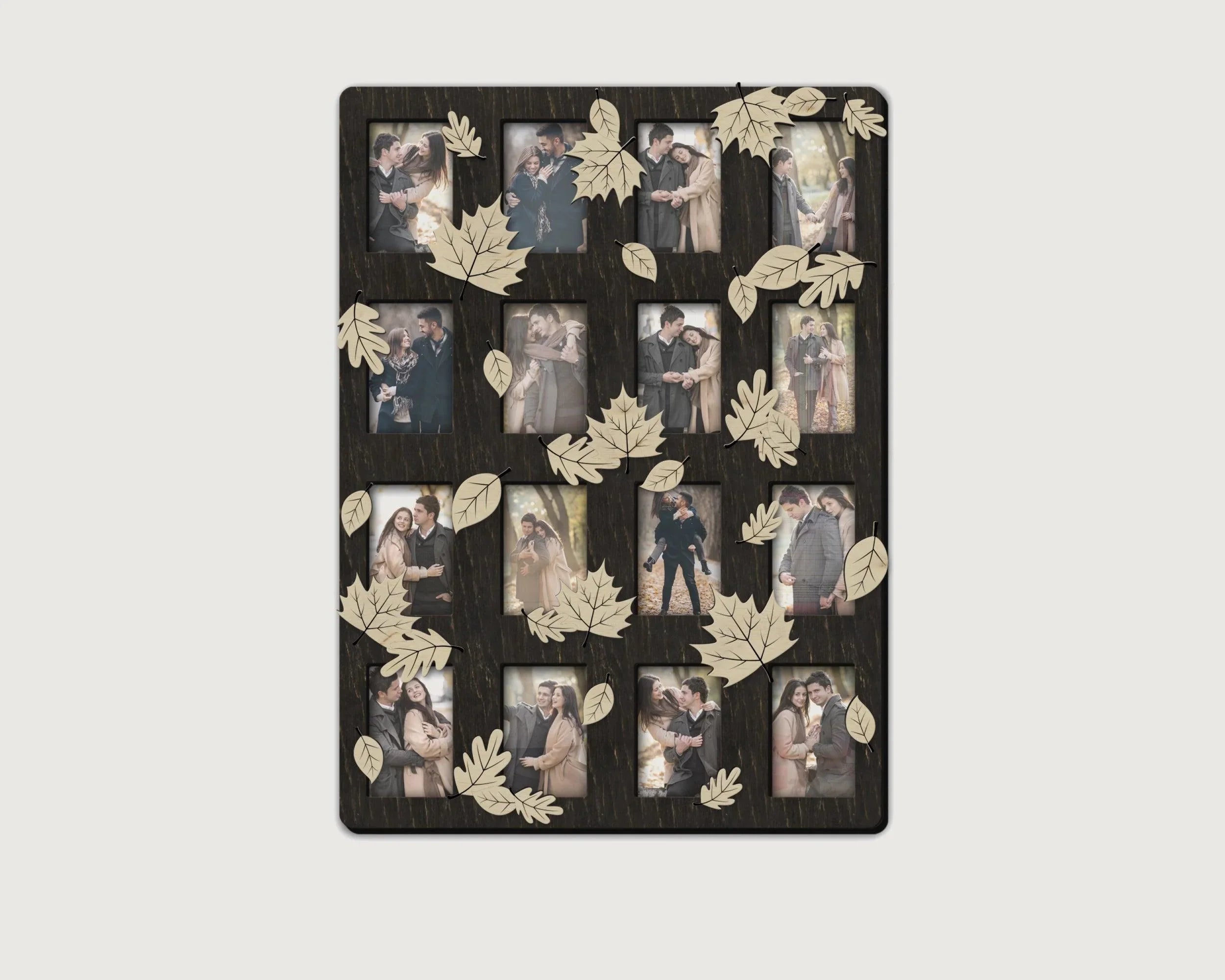 Autumn Picture Frame | Photo Frame Collage with Fall Leaves - The Frame Depot