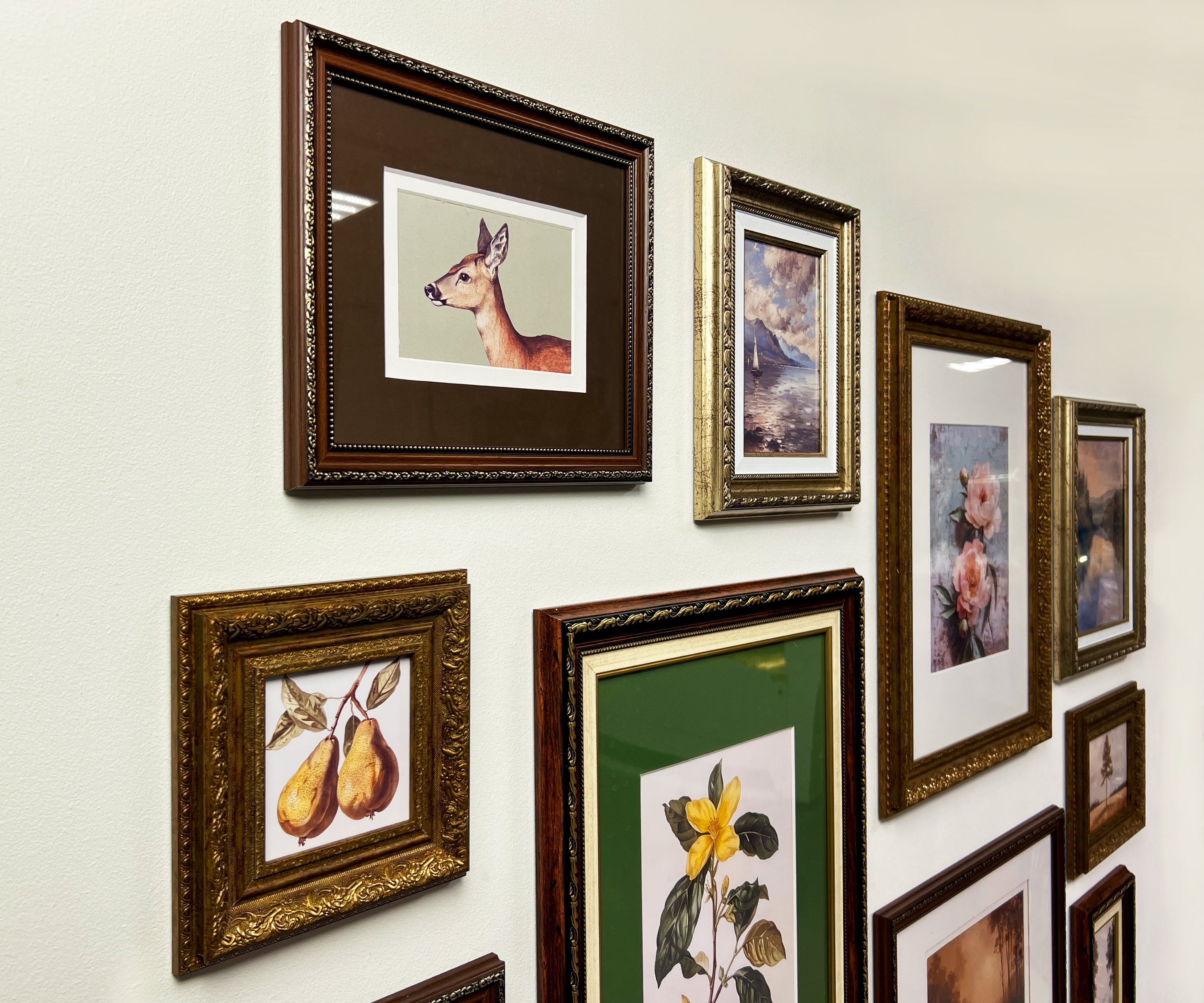 Dark Ornate Gallery Wall Frames Set – Victorian-Inspired Picture Frames