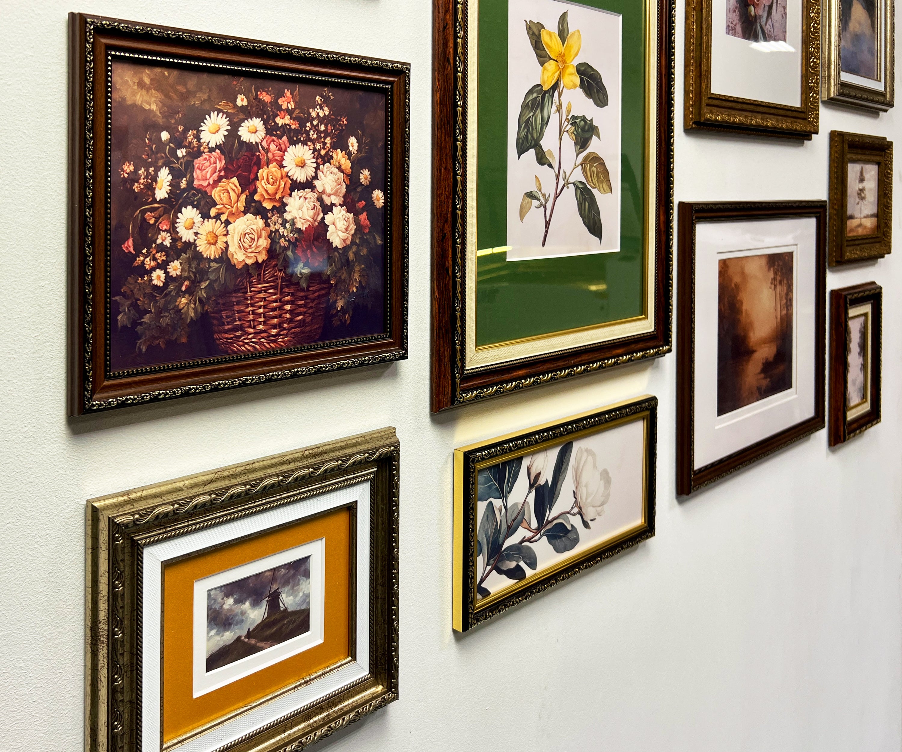 Dark Ornate Gallery Wall Frames Set – Victorian-Inspired Picture Frames