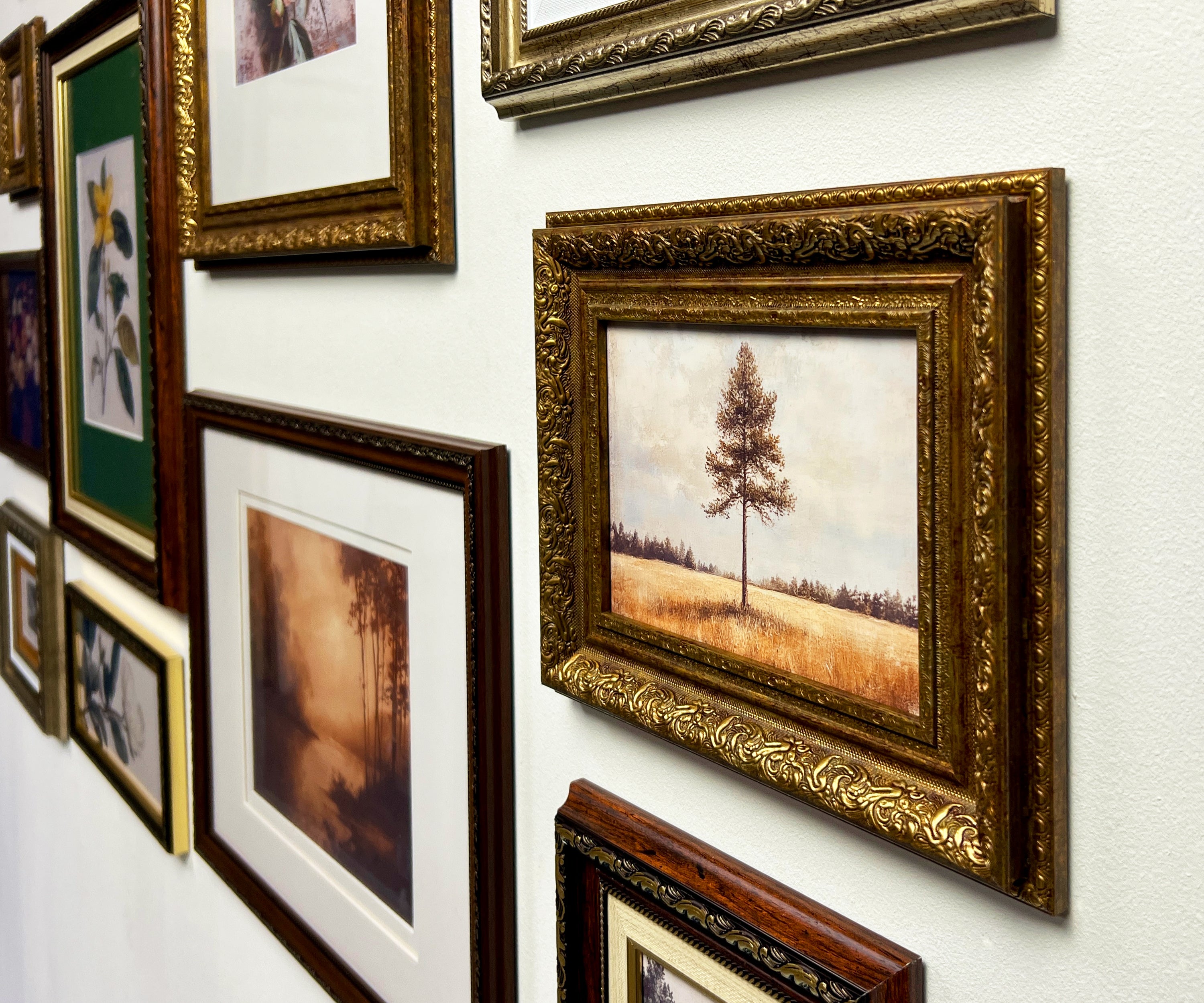 Dark Ornate Gallery Wall Frames Set – Victorian-Inspired Picture Frames