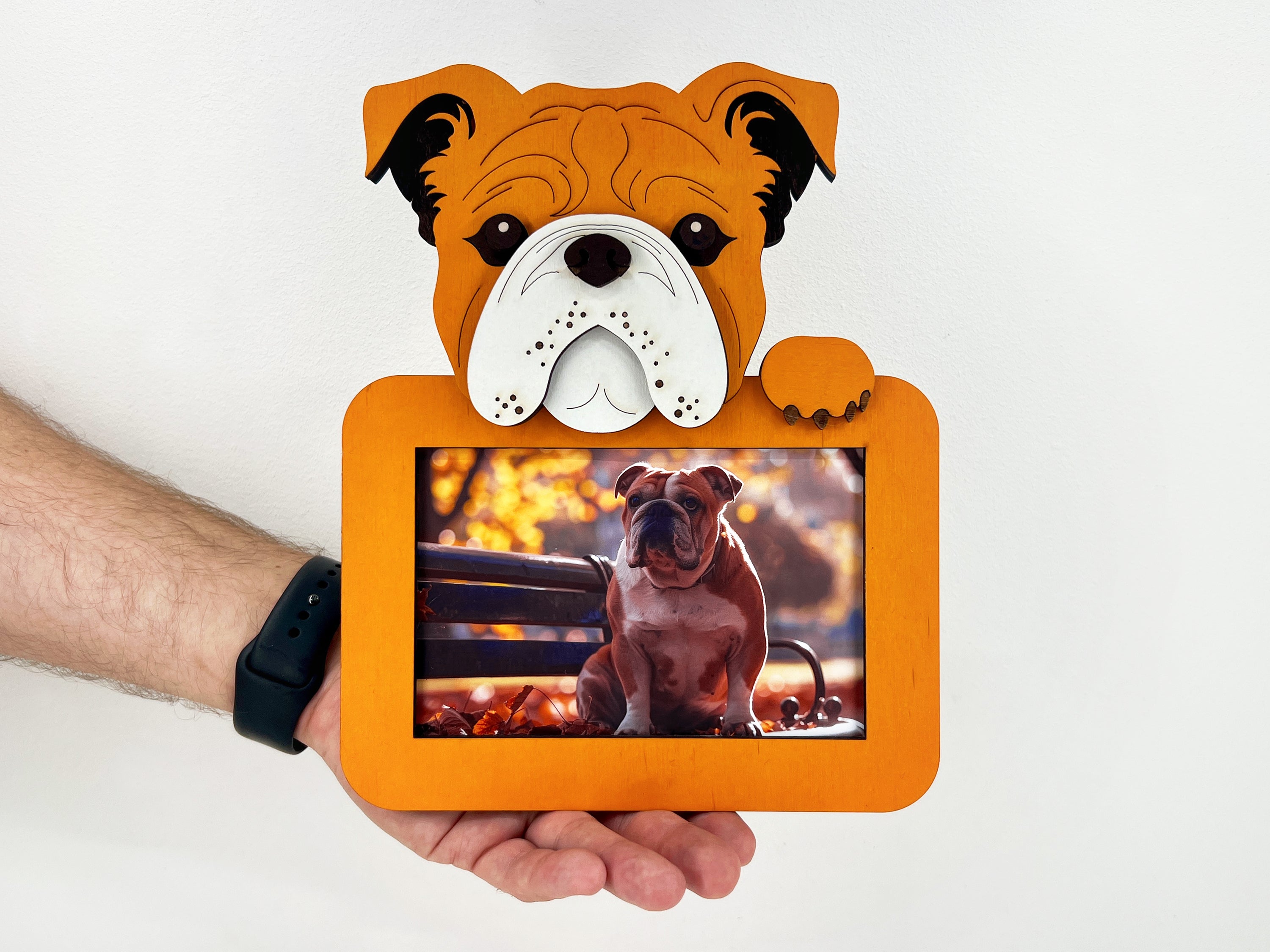 Personalisiertes Hunde-Erinnerungsgeschenk | Individueller Haustier-Fotorahmen