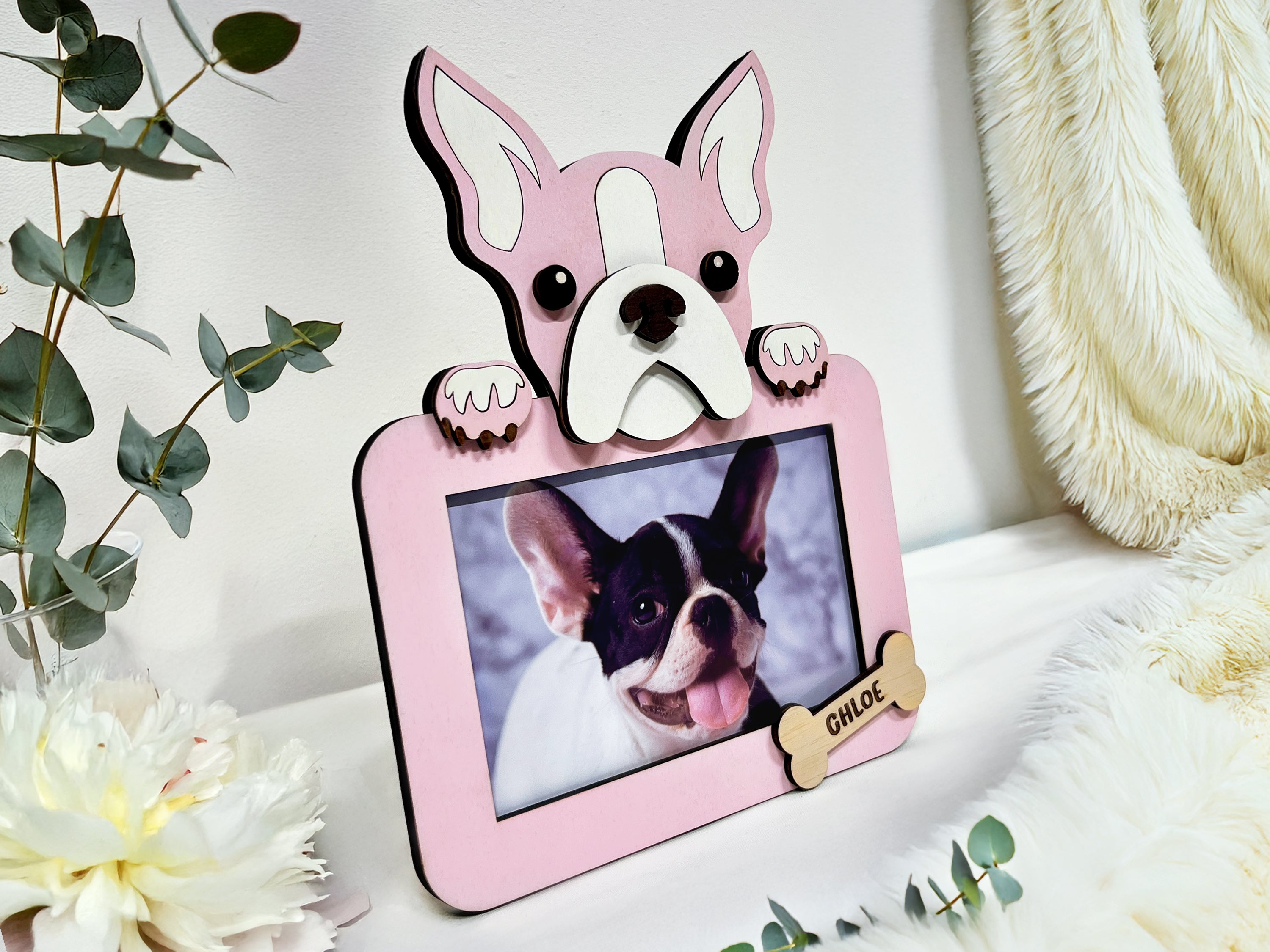 Personalisiertes Hunde-Erinnerungsgeschenk | Individueller Haustier-Fotorahmen