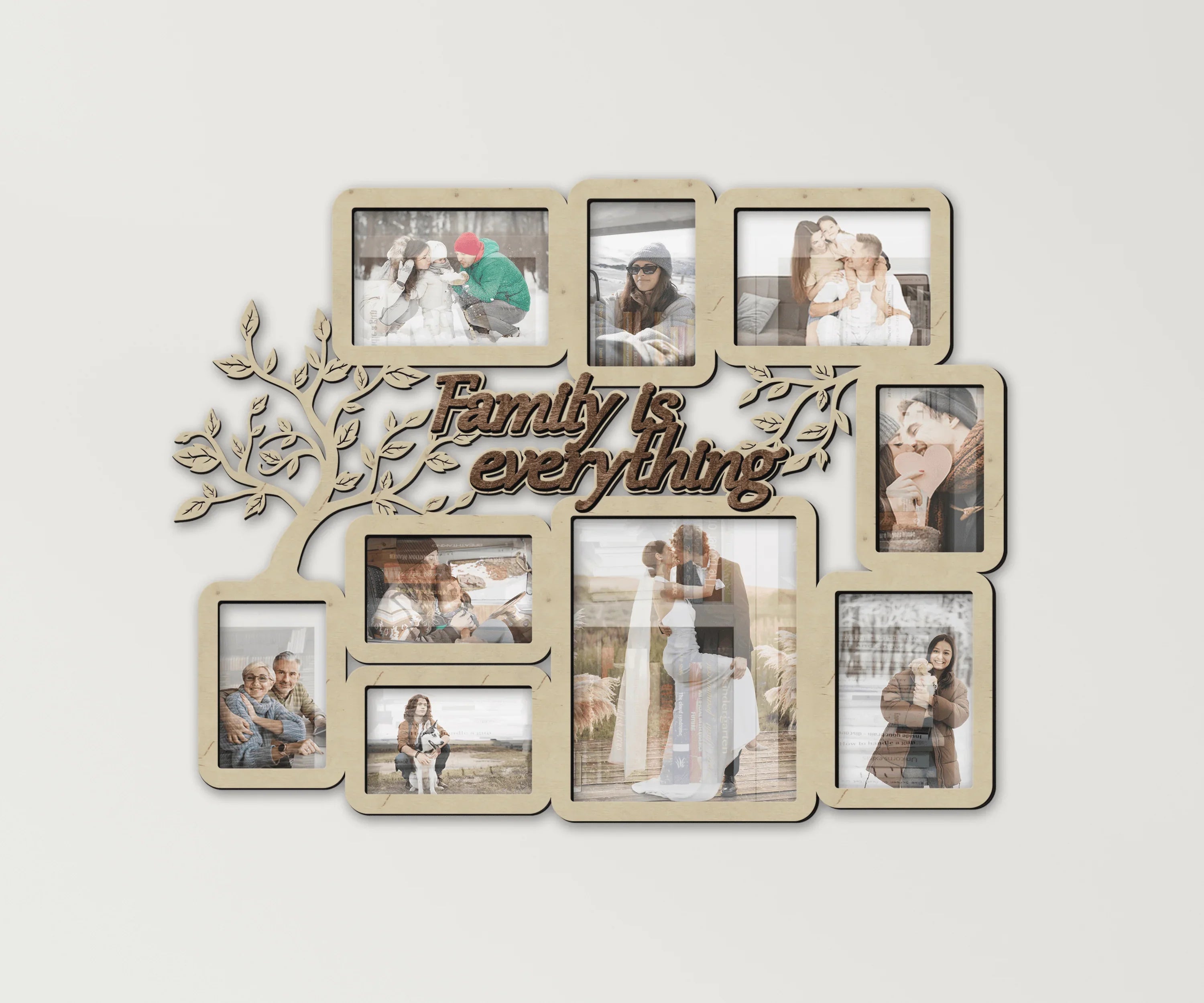 Family Collage Picture Frame | Custom Photo Frames - The Frame Depot