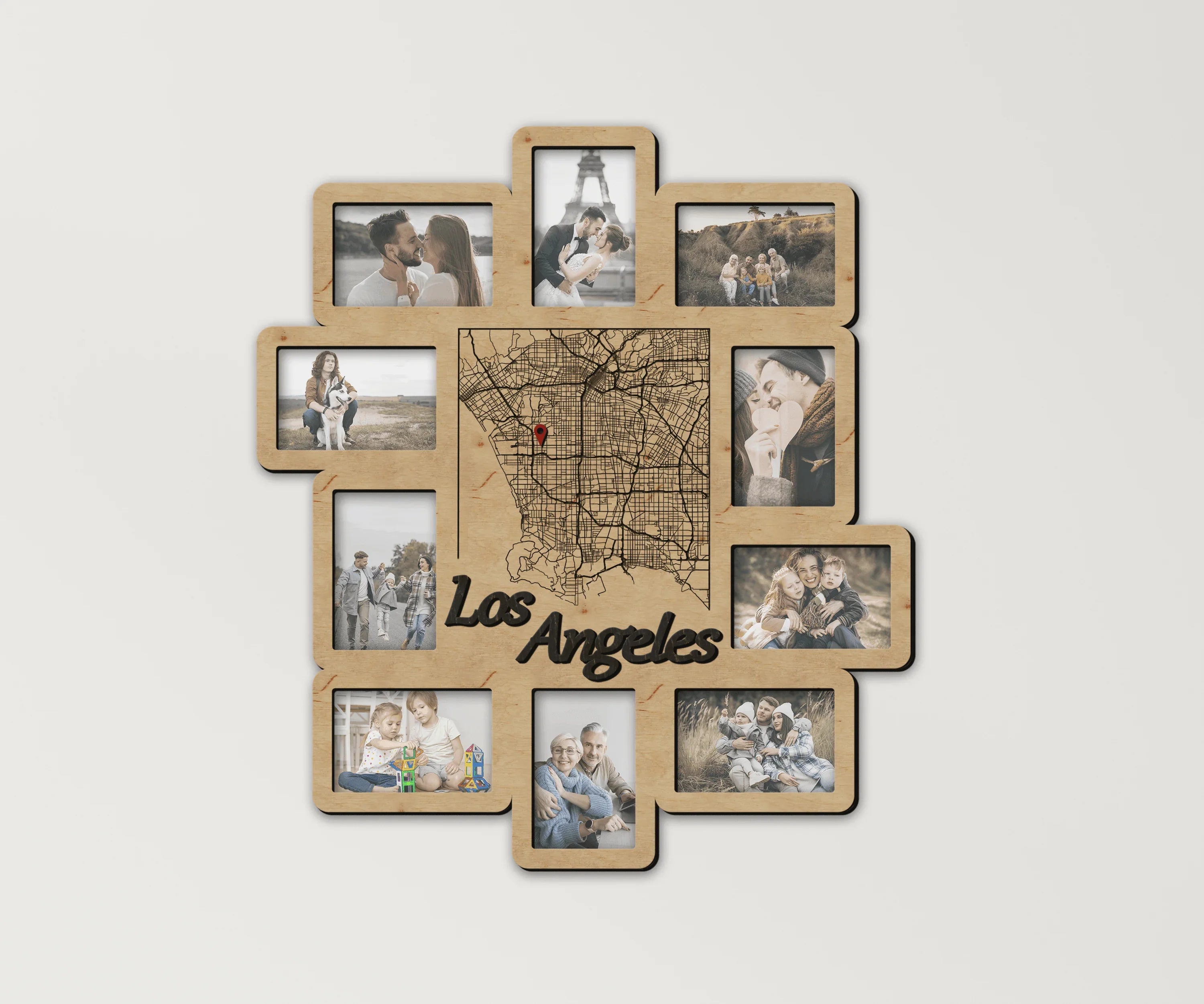 City Map Photo Collage | Custom City Picture Frames - The Frame Depot
