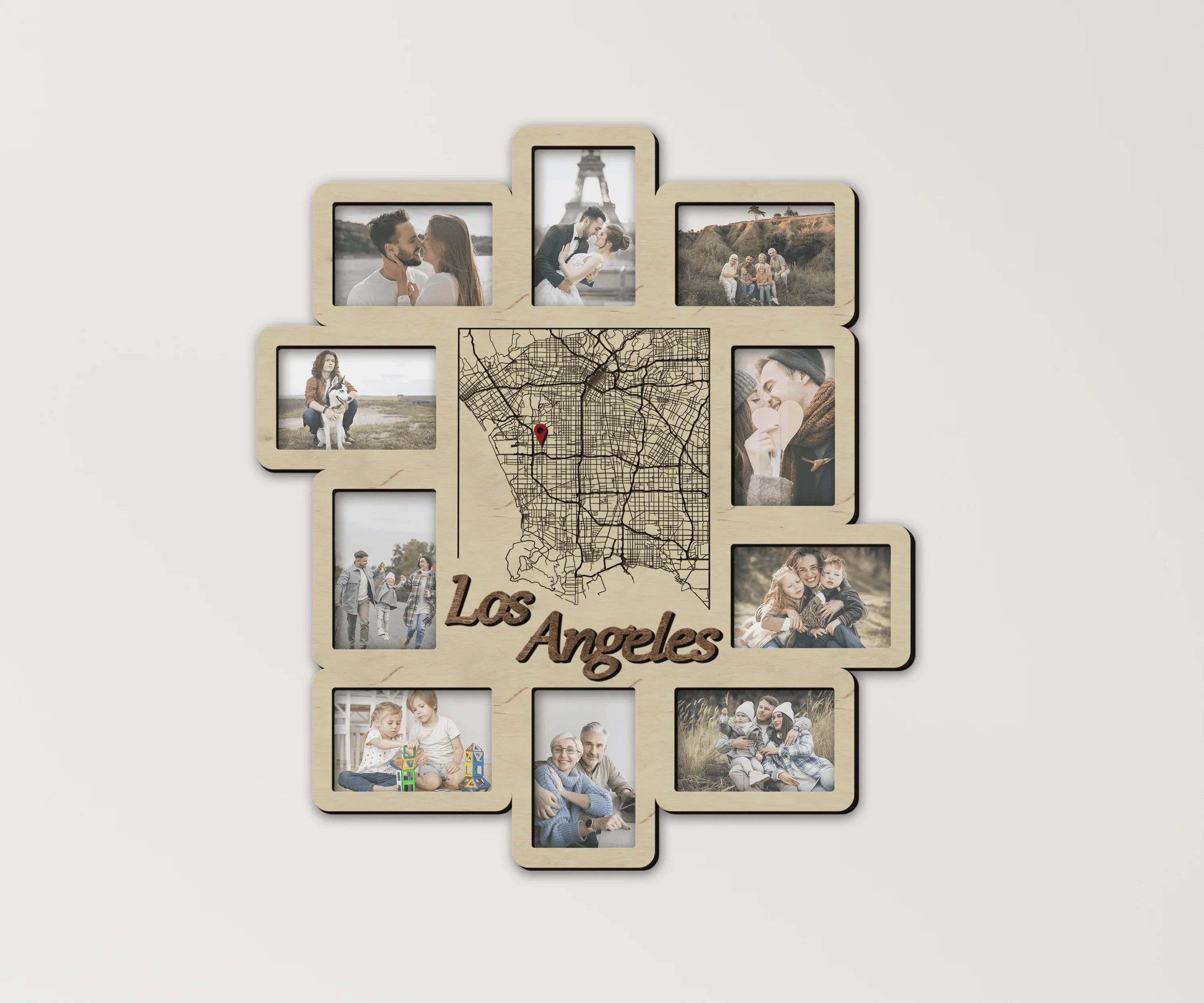 City Map Photo Collage | Custom City Picture Frames - The Frame Depot