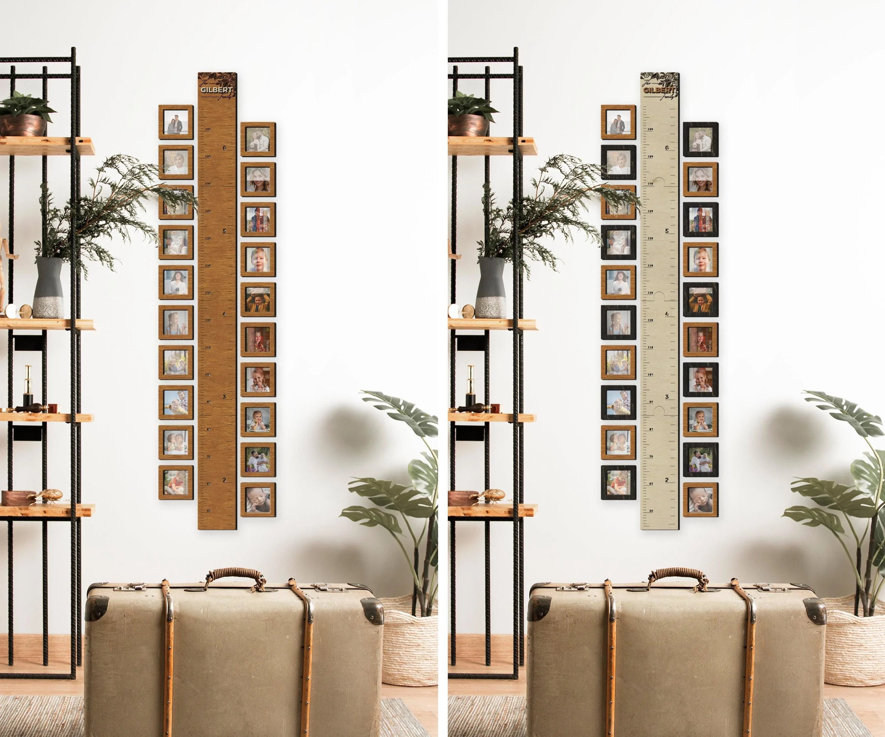 Picture frame for Wooden Kids growth Ruler | 4x4 Photo frames for Children's height chart - The Frame Depot