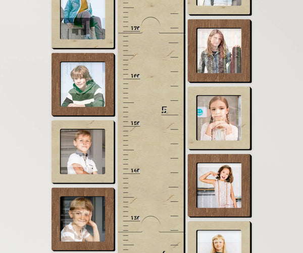 Picture frame for Kids Growth Chart 4x4 Photo frame