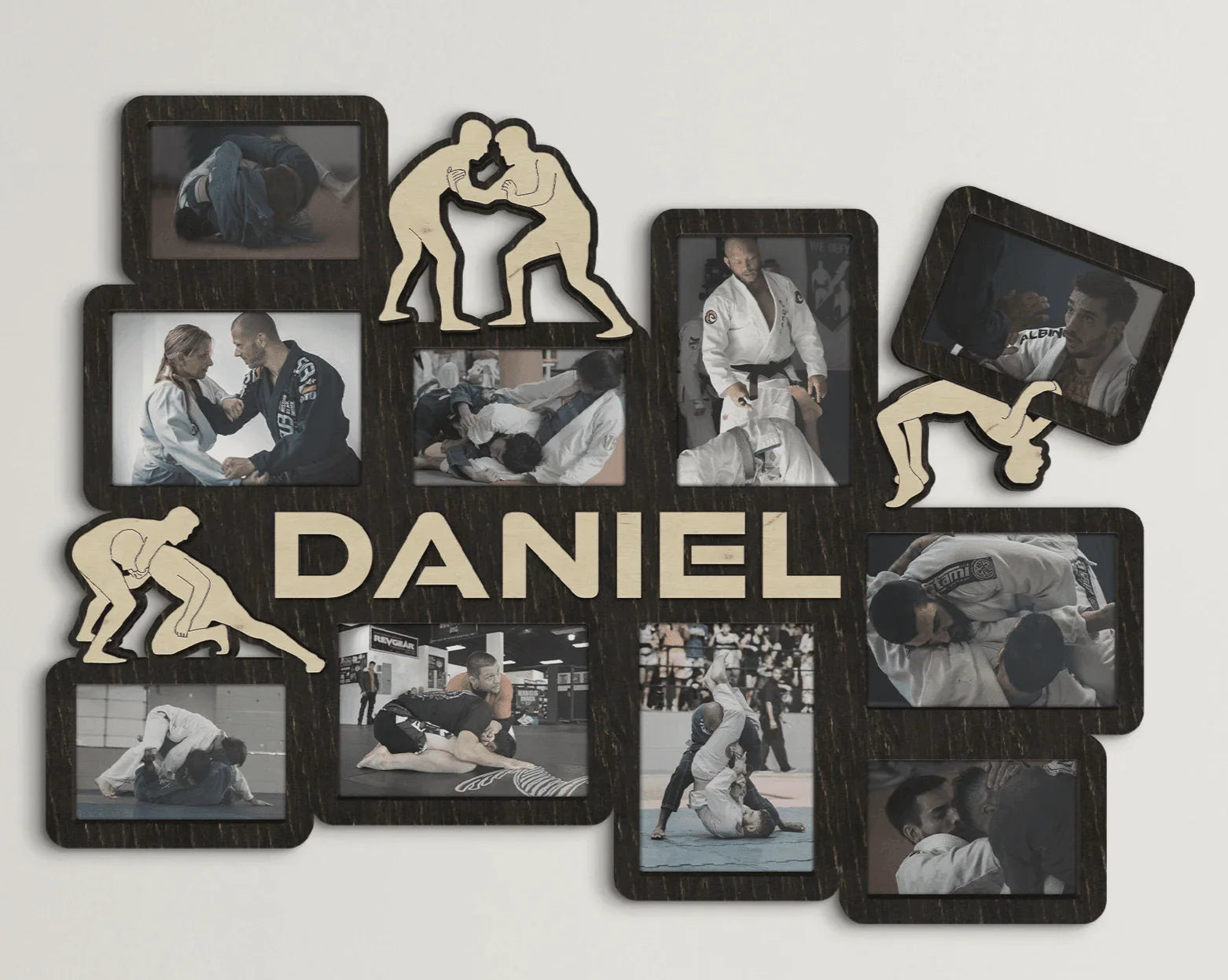 Wrestling Picture Frame | Personalized Sports Photo Collage - The Frame Depot