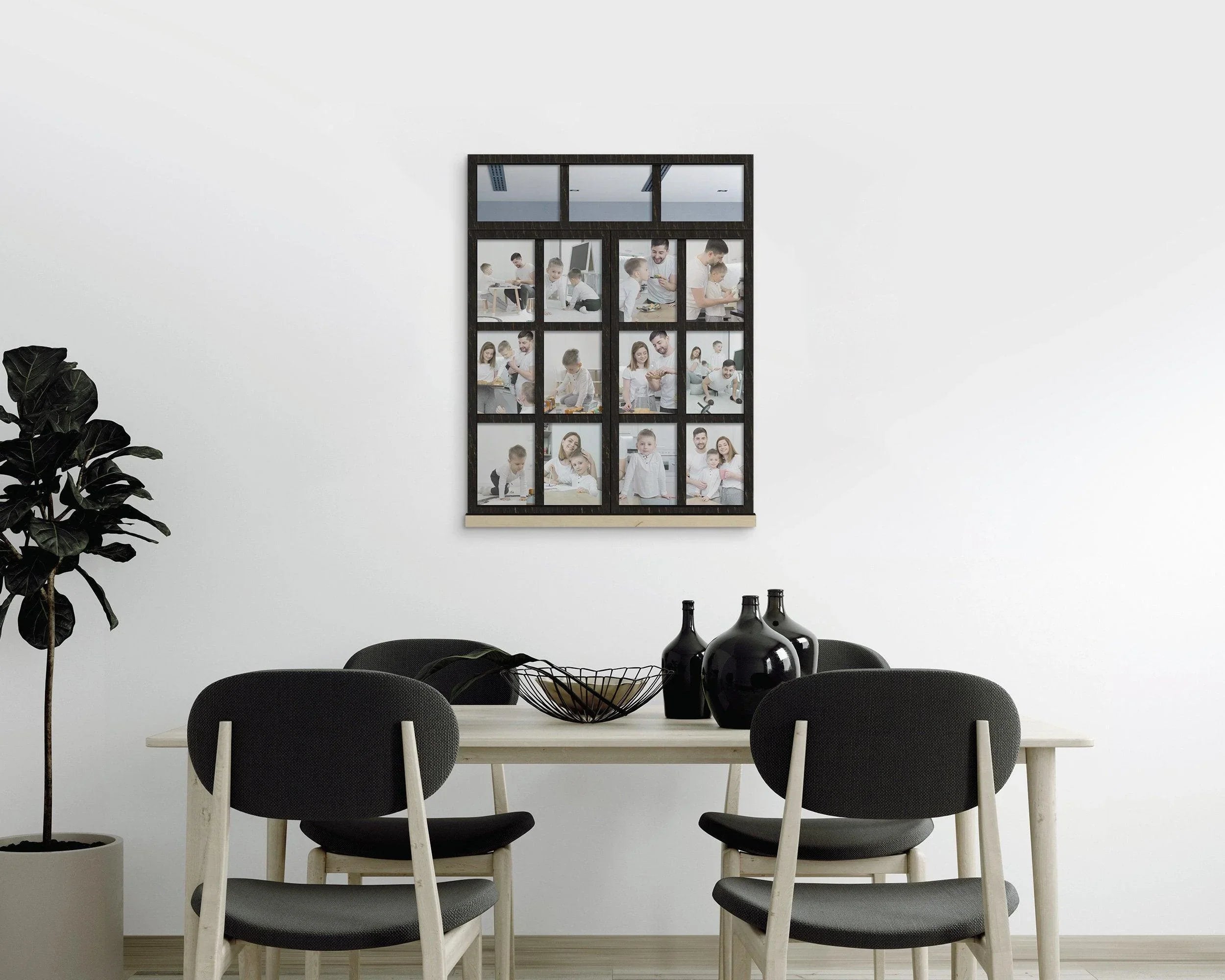 Rustic Window Frame Collage | Picture Frames - The Frame Depot