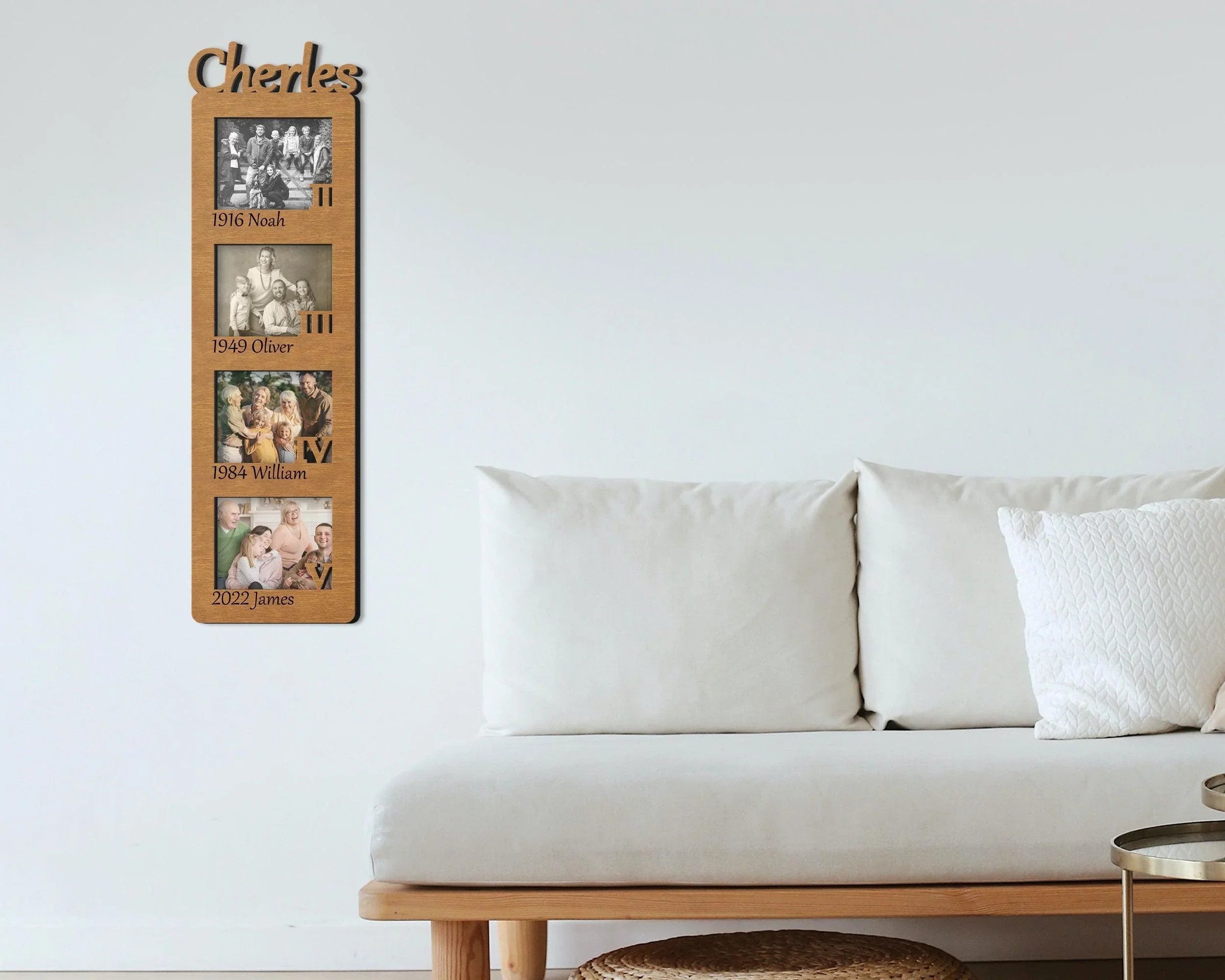 Family Generations as Picture Frame Collage - The Frame Depot