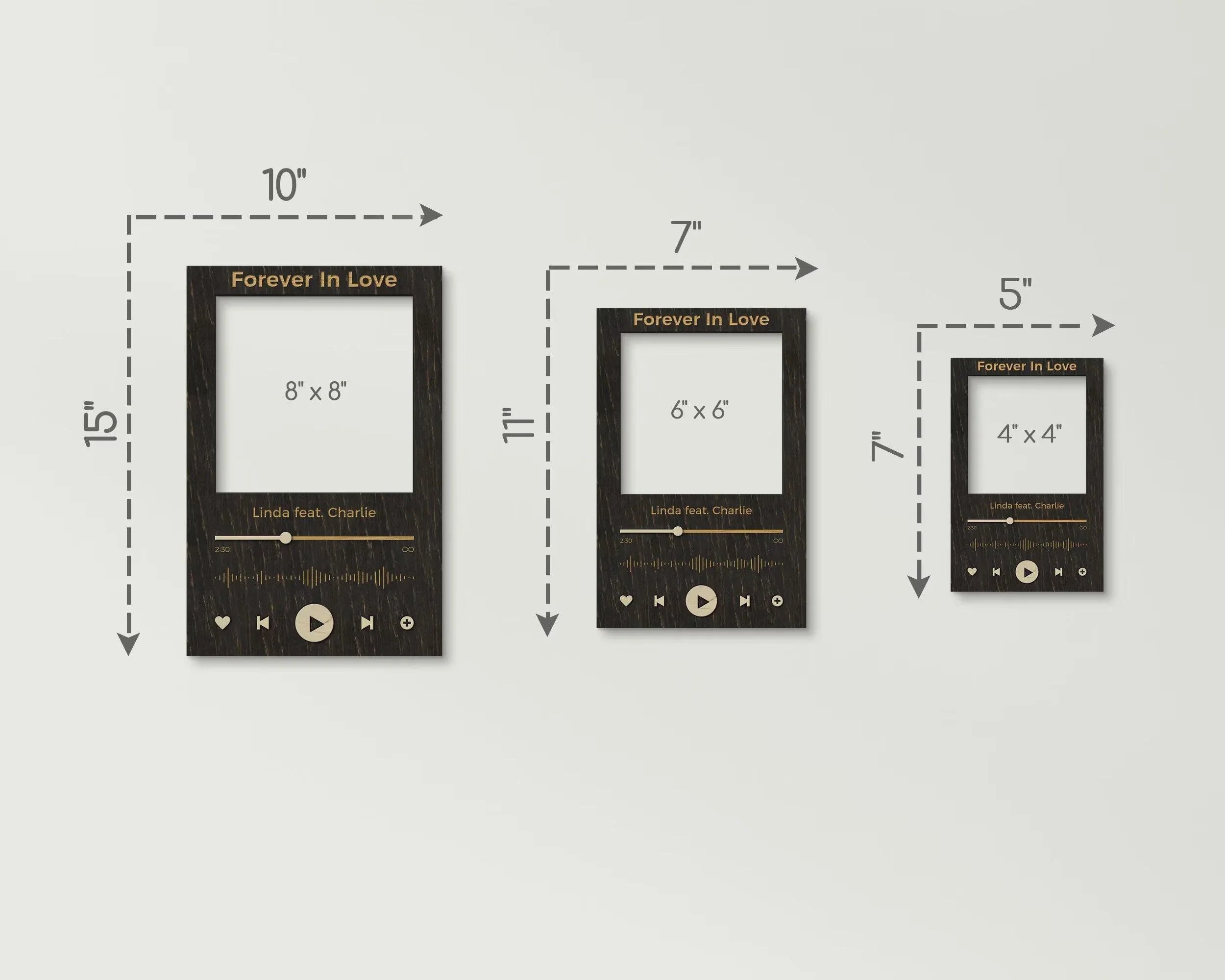 Music Plaque | Picture Frame | Couples Gift - The Frame Depot